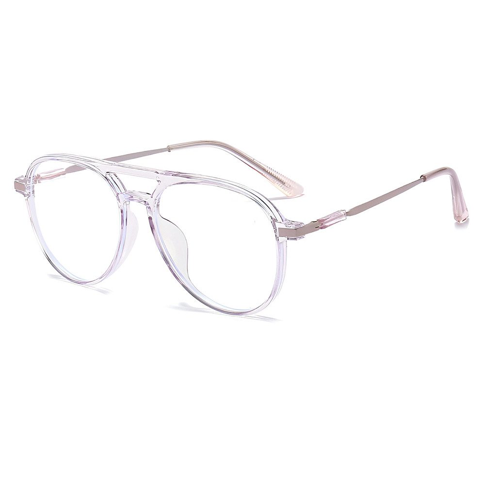 PACIEA Lesebrille Blaulichtfilter Doppelbalkenrahmen Oversized Elegant