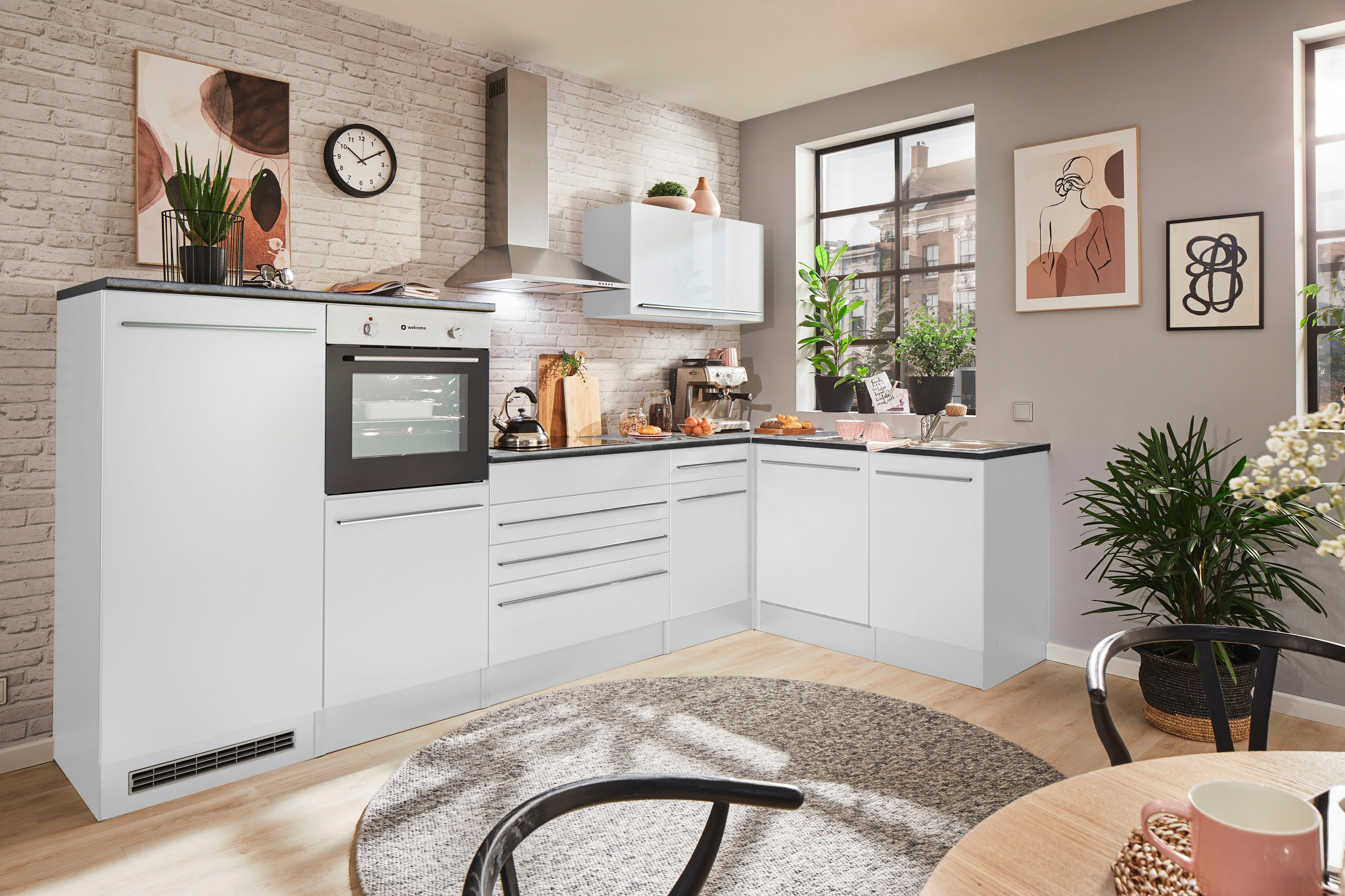 BASIC by Balculina Winkelküche Jazz, Stellbreite 320/175 cm, wahlweise mit E-Geräten