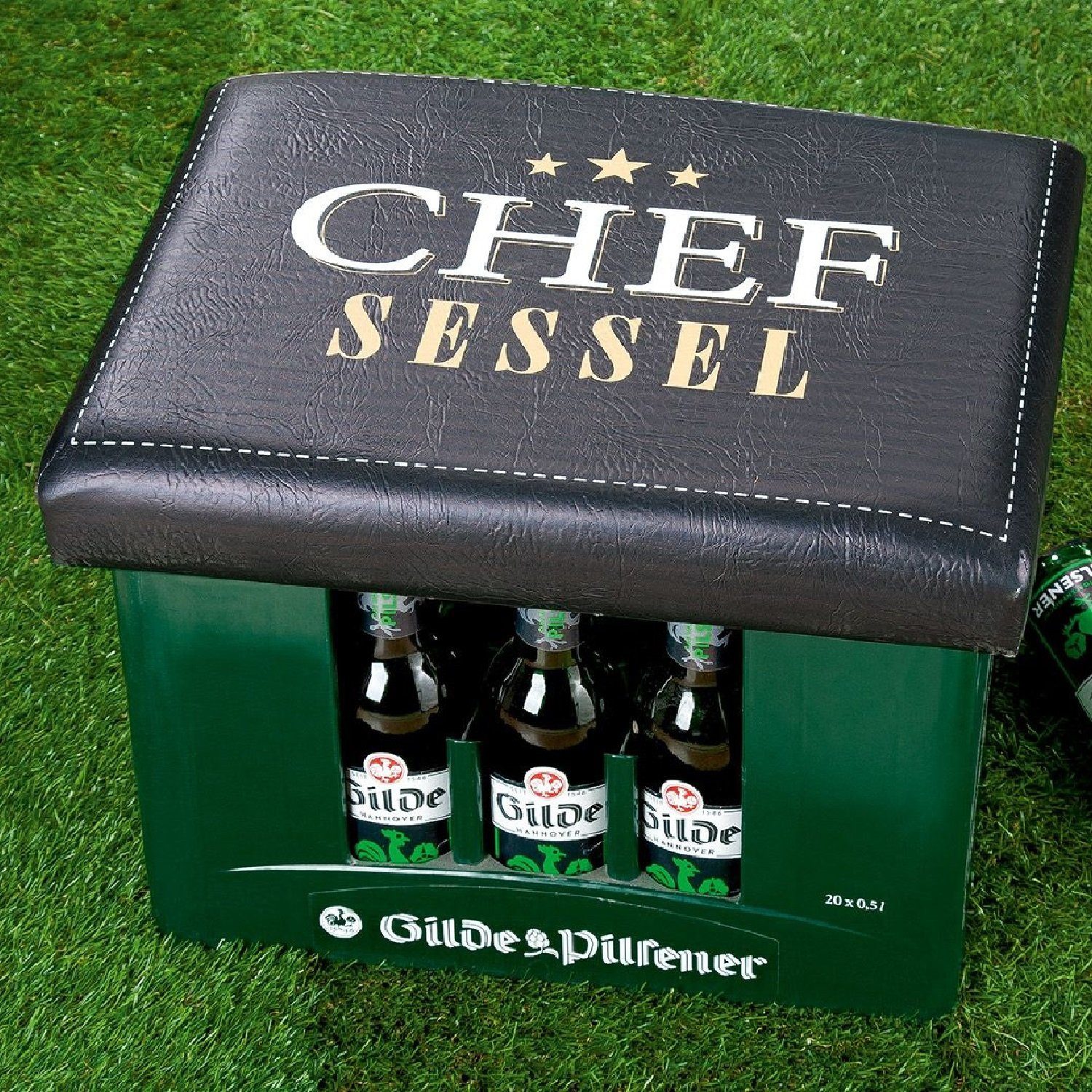 GILDE Polsterauflage Kunststoff Sitzpolster 'Chef Sessel' 49831 günstig online kaufen