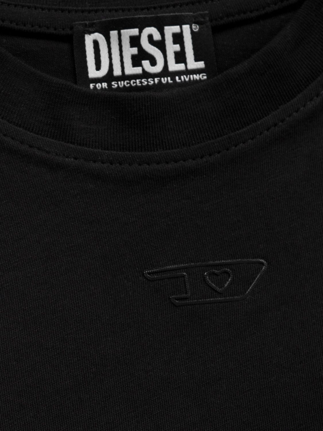 Diesel Rundhalsshirt Cropped Top - T-REG-CR-1 Regular Fit Crop Shirt – Bild 2 von 2