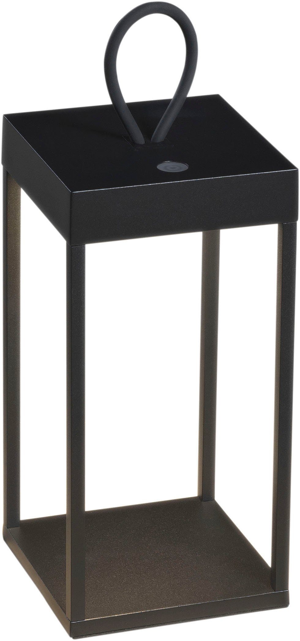 KONSTSMIDE LED Laterne Ravello, LED fest integriert, Warmweiß, Ravello LED USB-Laterne, dimmbar