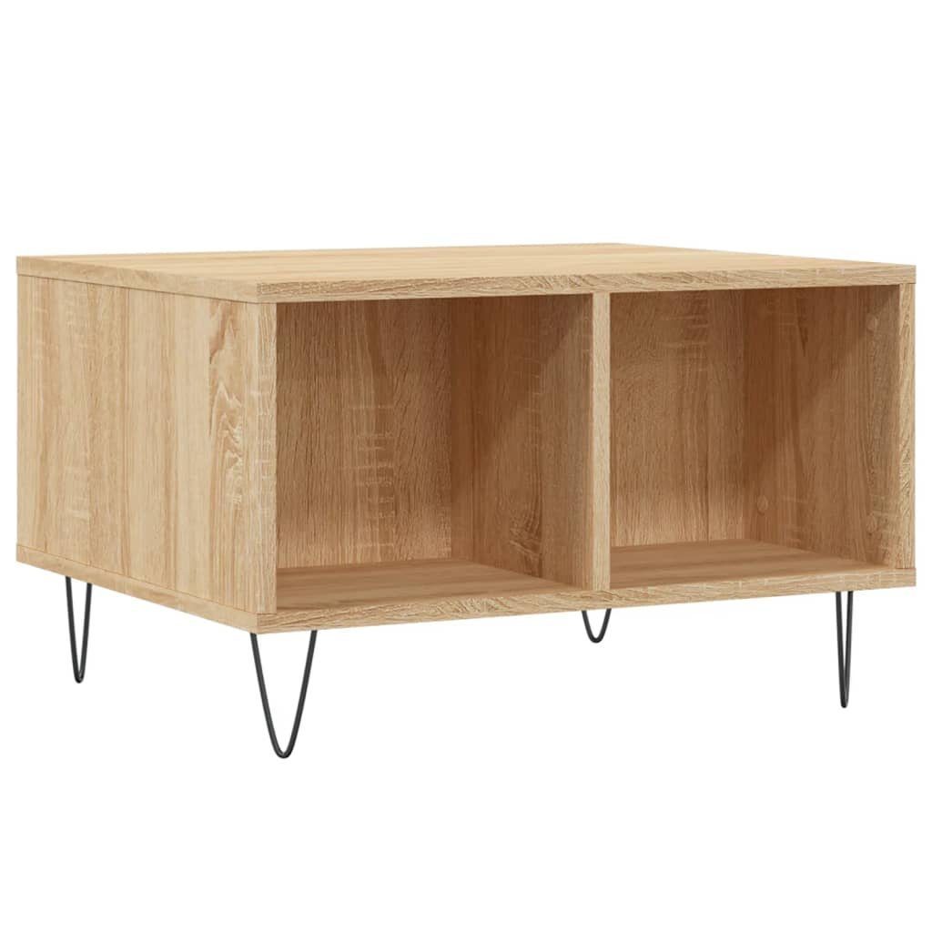 cm vidaXL (1-St) Holzwerkstoff 60x50x36,5 Eiche Sonoma-Eiche Couchtisch Eiche Sonoma | Couchtisch Sonoma