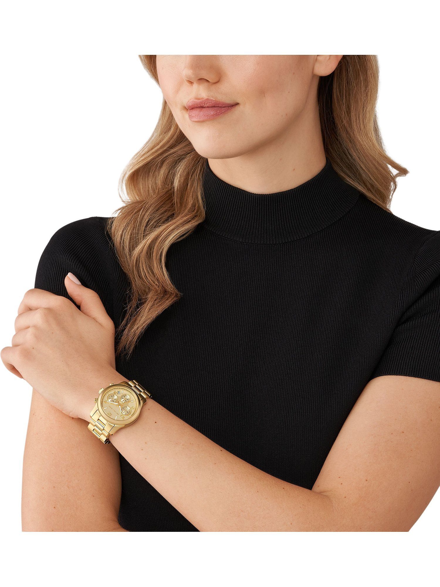 MICHAEL KORS Chronograph Michael Kors Damen-Uhren Analog Quarz