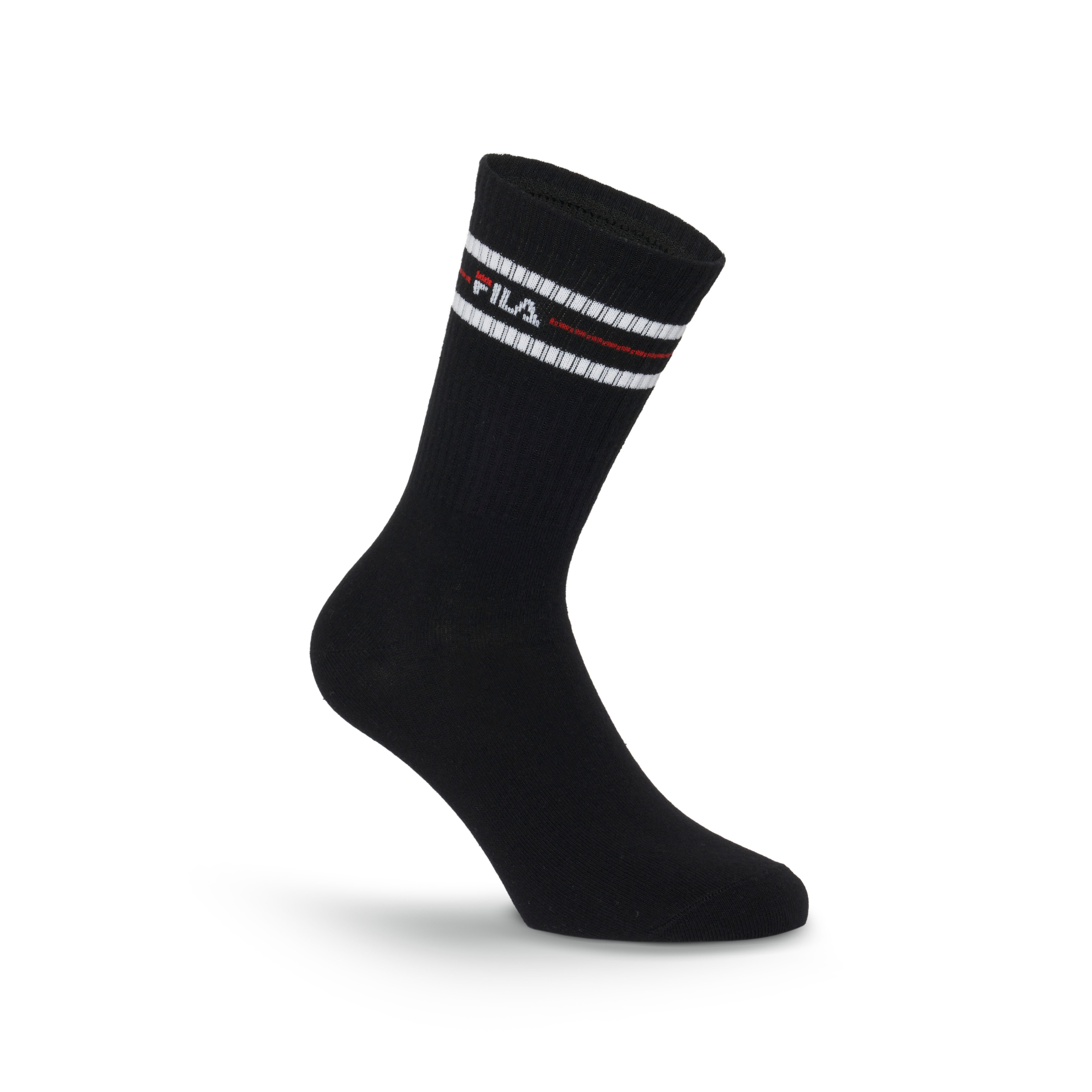Fila Socken UNISEX LIFESTYLE PLAIN SOCKS (6-Paar) mit eingestricktem Logo – Bild 3 von 5