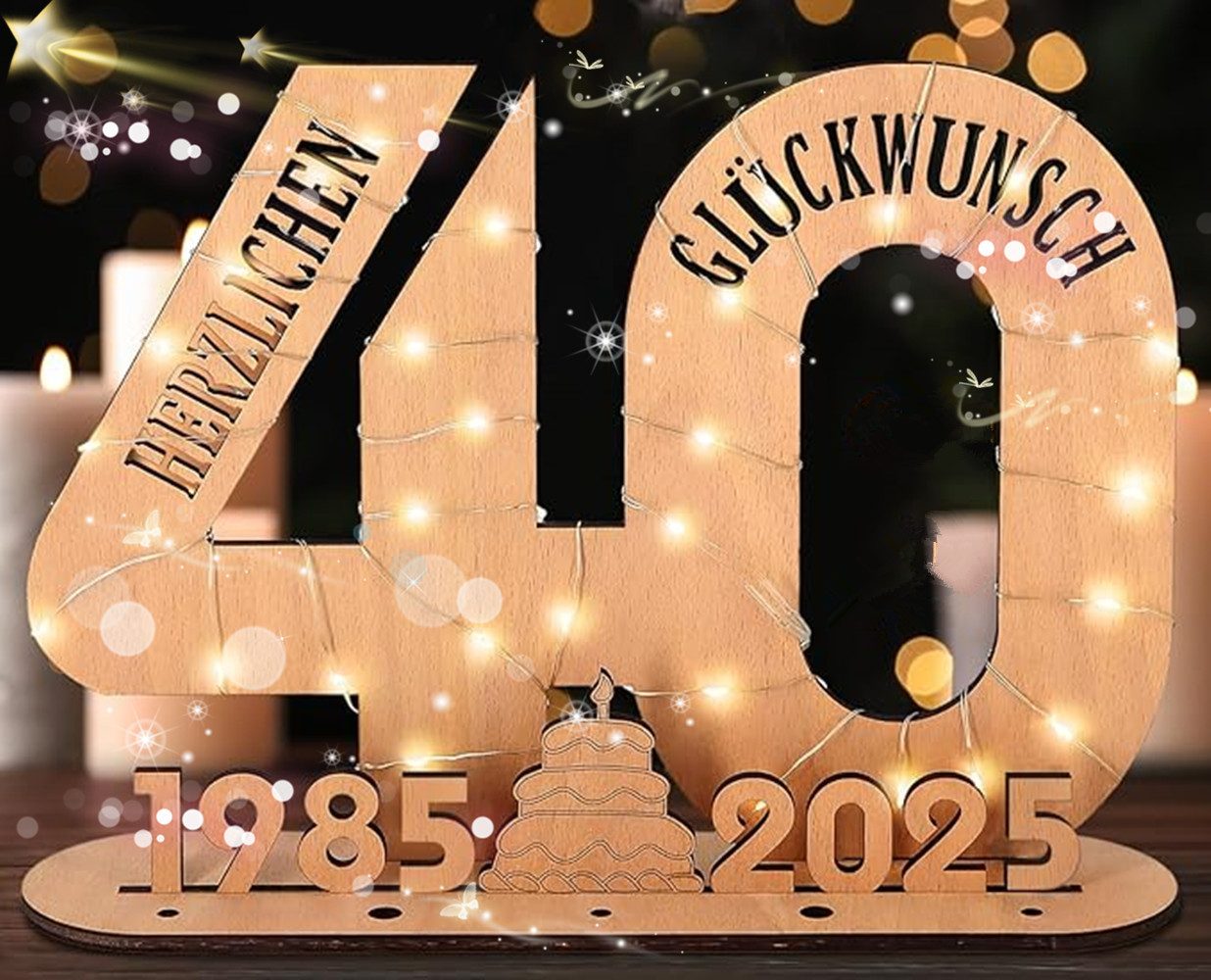 autolock Bild Geschenk Frauen & Männer - Geldgeschenke Geburtstag mit LED, günstig online kaufen