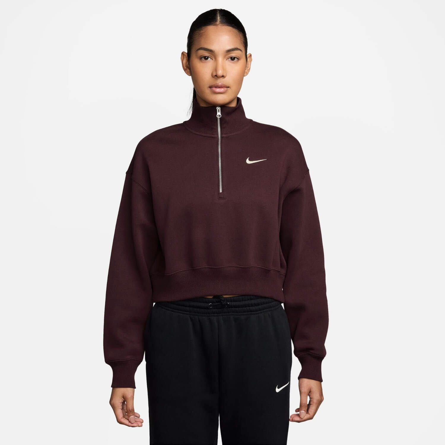 Nike Sportswear Fleecepullover Nike Damen Pullover Oversize 1/2-Zip Phoenix FL. Sweatshirt DQ5767