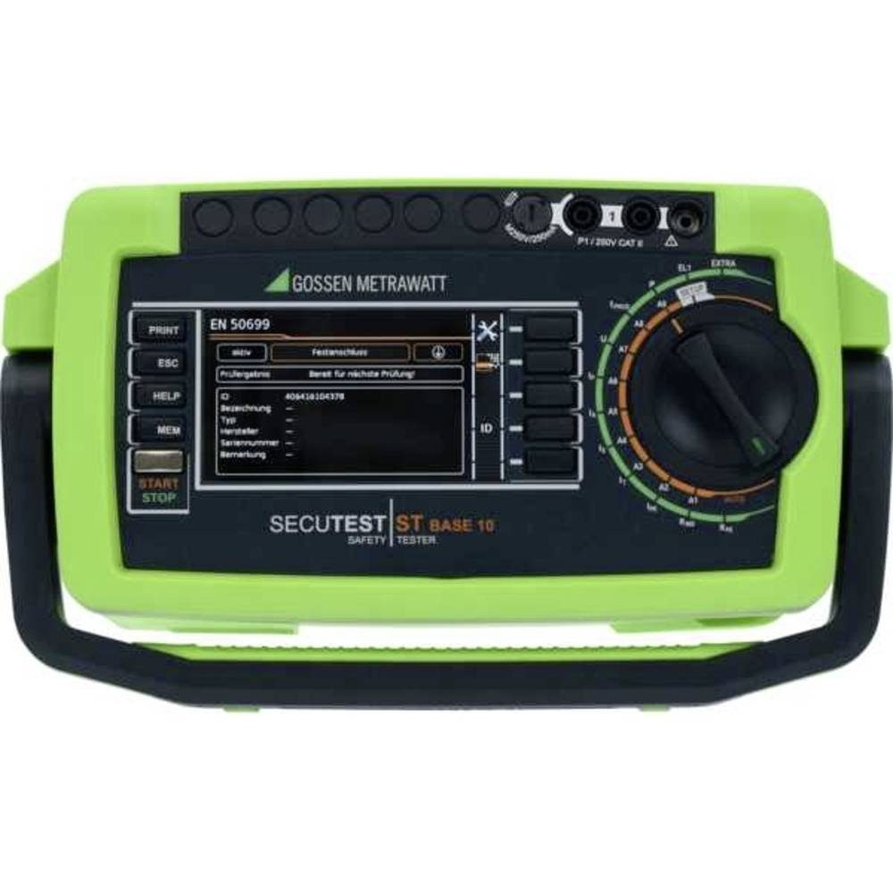 Gossen Gossen Gerätetester-Set mit mit Software, 50678, Farb-Touchscreen inkl. Multimeter Koffer, inkl. EN für Prüfsequenzen Metrawatt