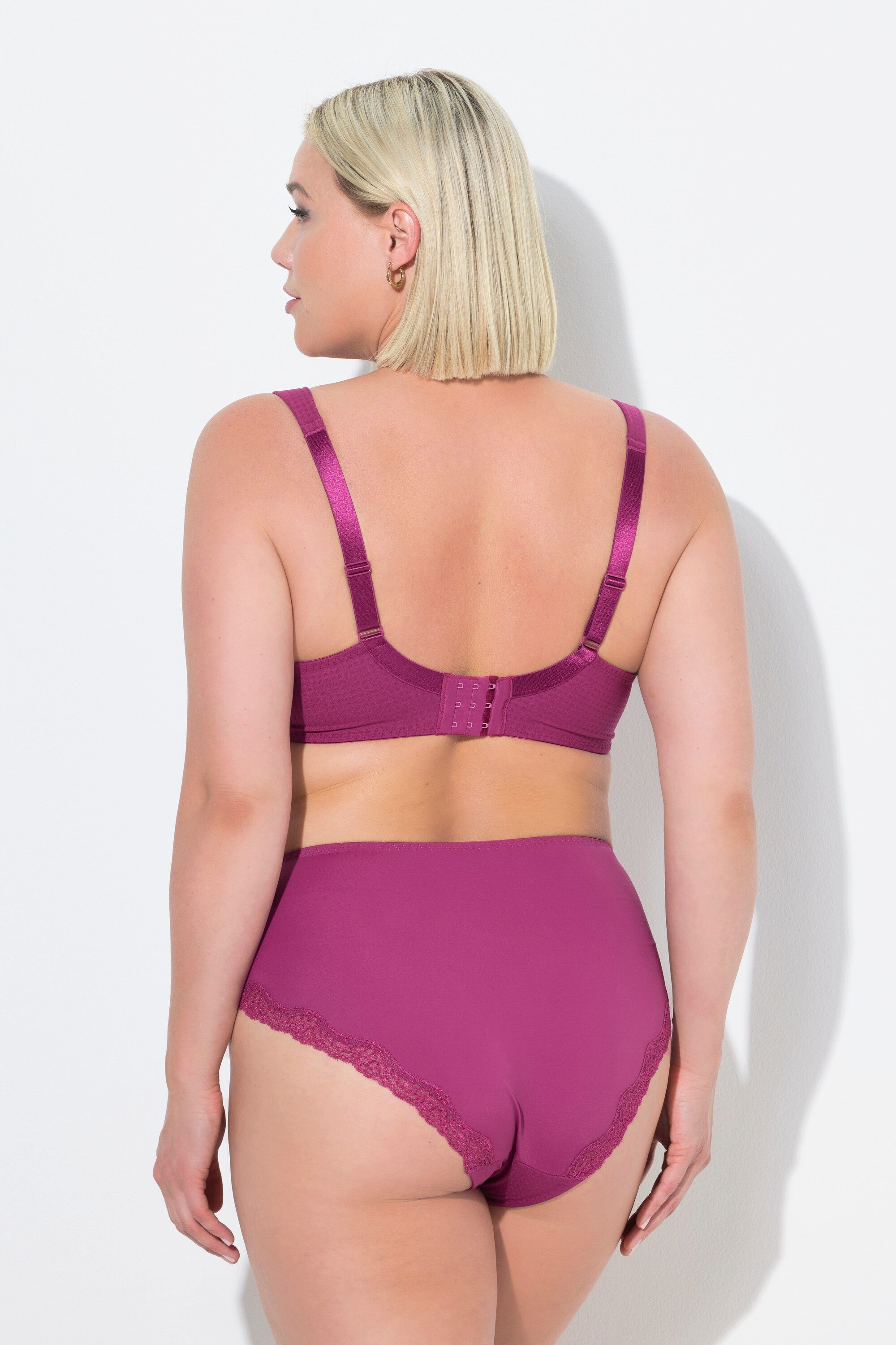Ulla Popken Bügel-BH Bügel-BH Jacquard Spitze Softcups – Bild 3 von 5