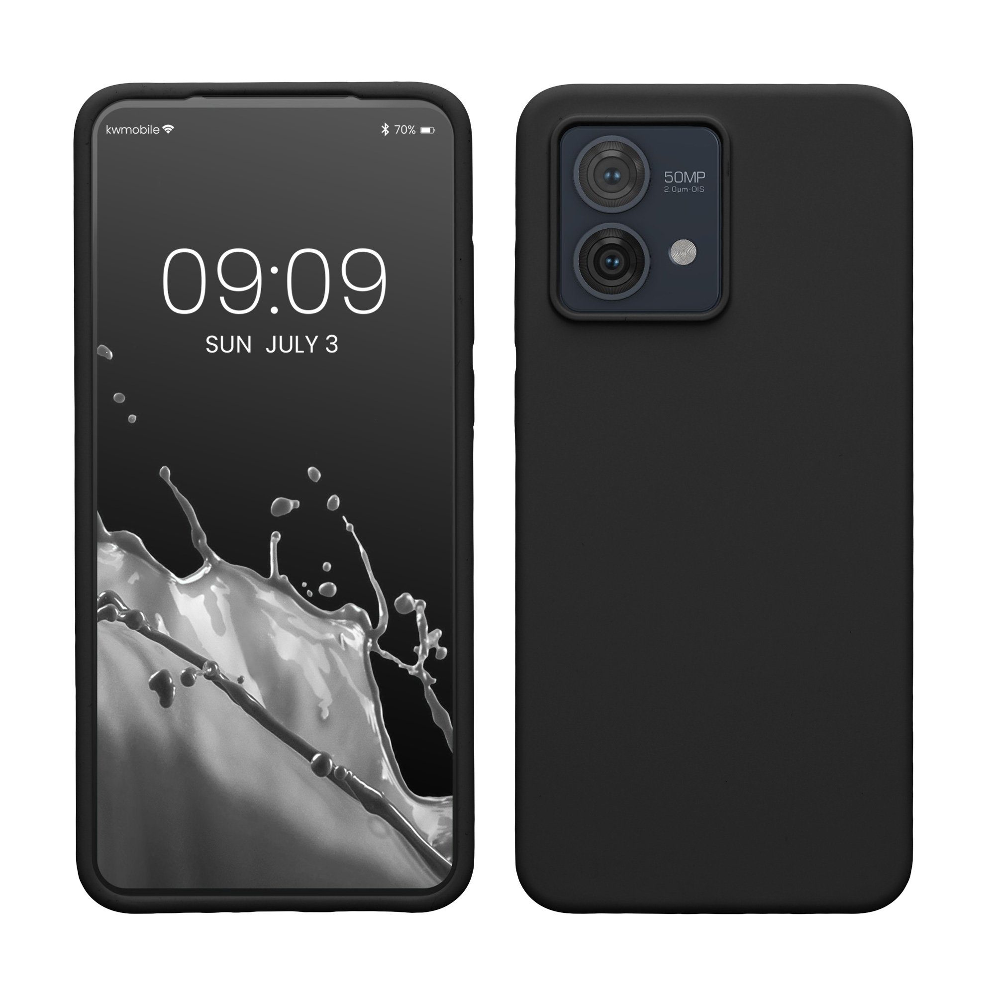 kwmobile Handyhülle Hülle für Motorola Moto G84 5G, Hülle Silikon gummiert - Handyhülle - Handy Case Cover