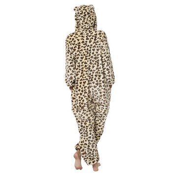 Katara Partyanzug Zoo Wilde Tiere Jumpsuit Kostüm Erwachsene S-XL, (165-175cm)