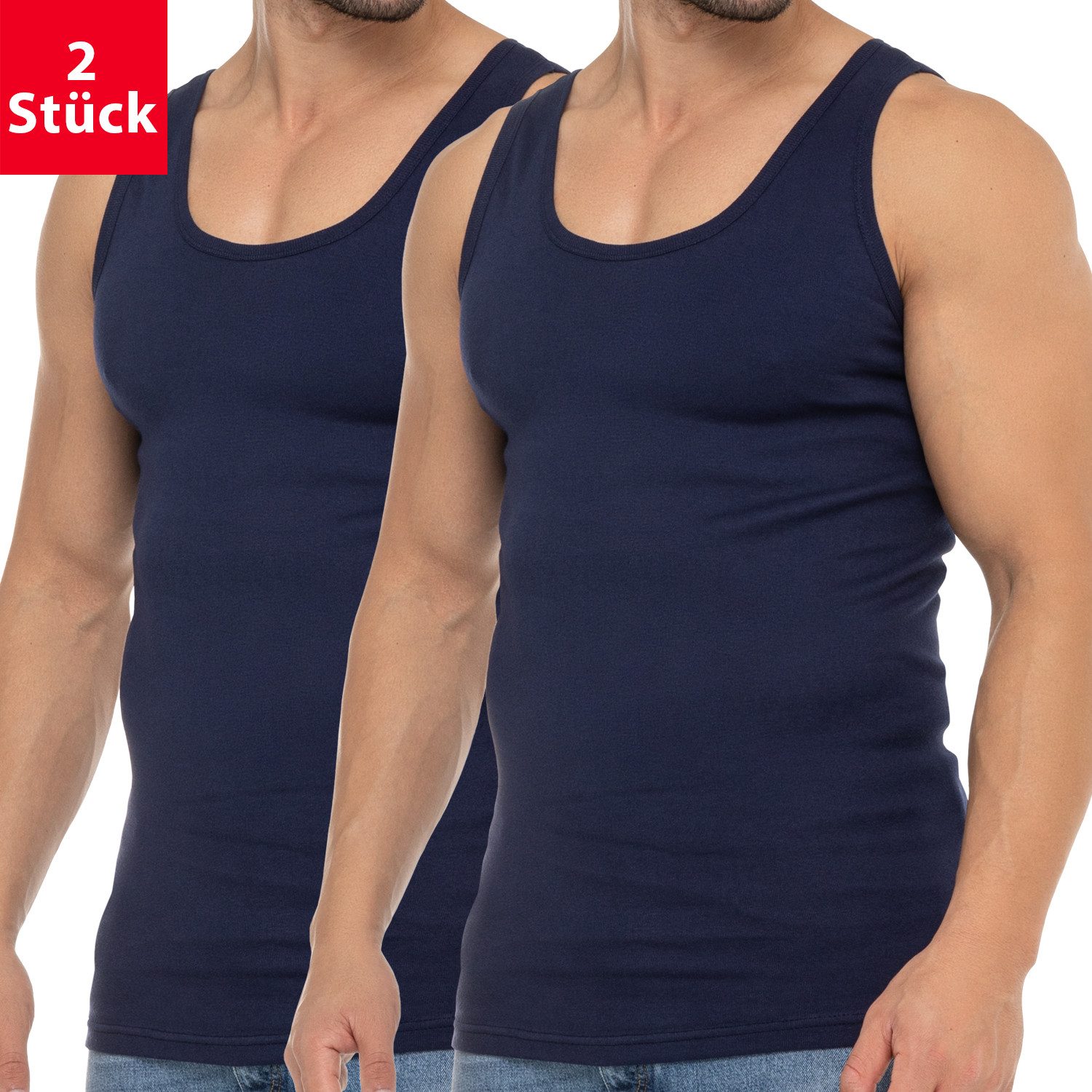 celodoro Unterhemd Herren Business Tank Top Achselhemd aus Baumwolle günstig online kaufen