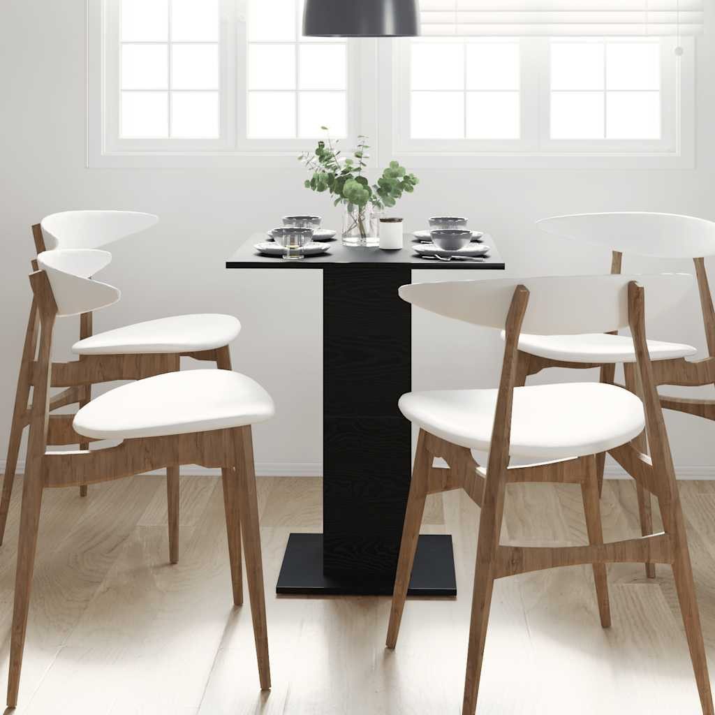 vidaXL Esstisch Bistrotisch Schwarze Eiche 60x60x75 günstig online kaufen
