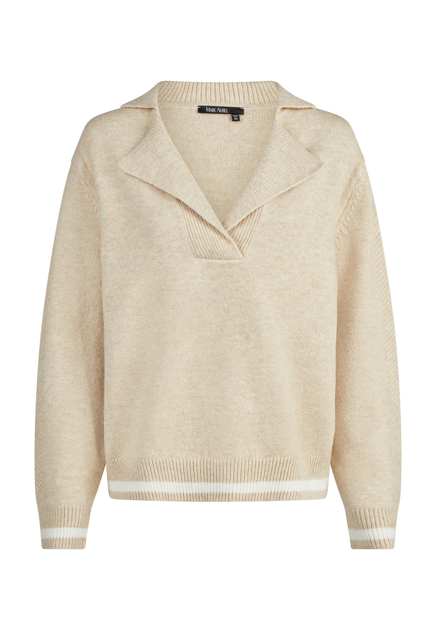 MARC AUREL Strickpullover Polo Pullover