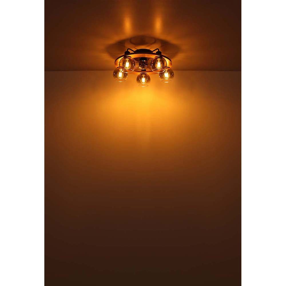 Deckenleuchte Leuchtmittel Globo nicht inklusive, Deckenventilator Deckenleuchte, LED Wohnzimmerlampe Deckenlampe