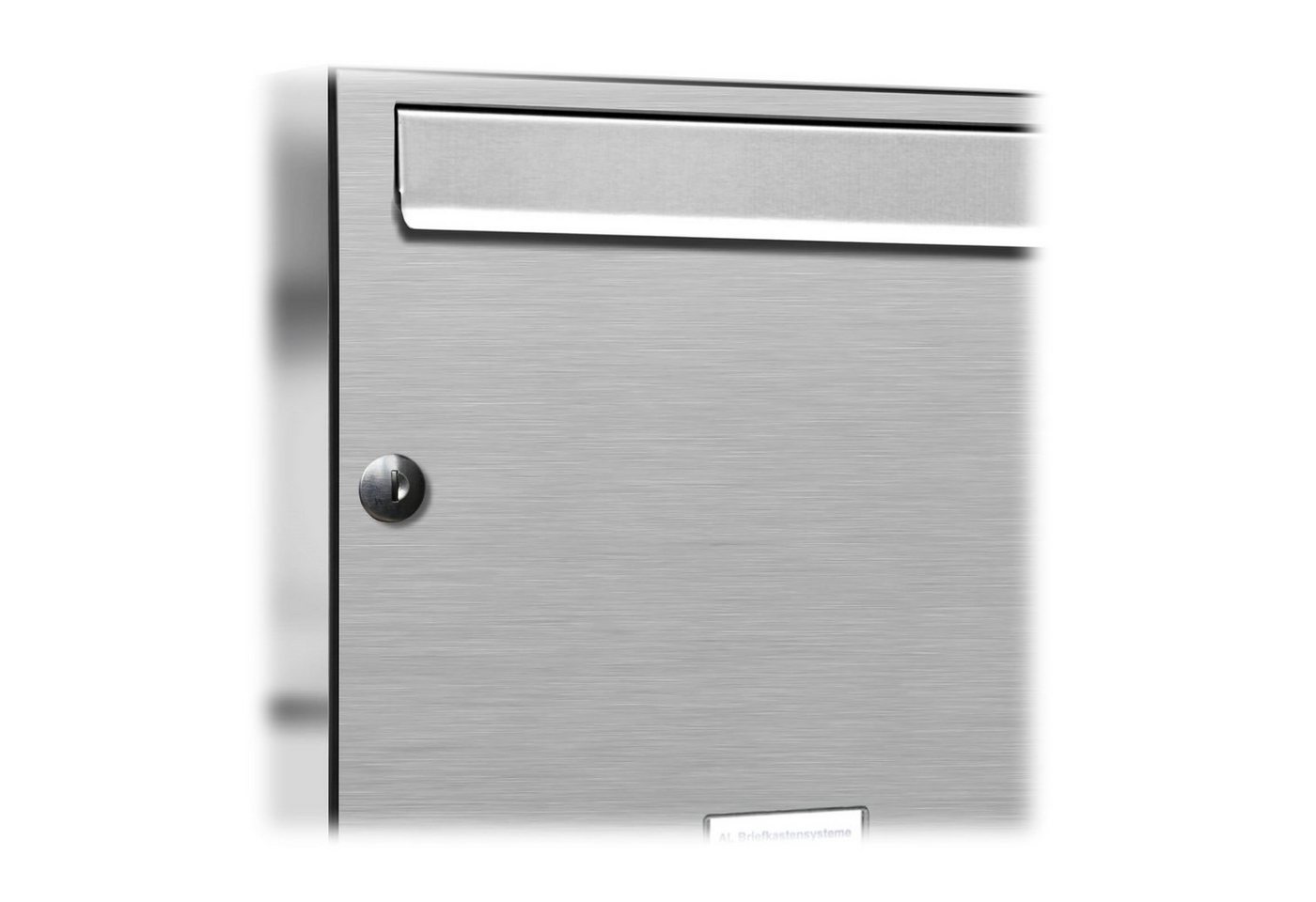 Thumbnail - AL Briefkastensysteme Wandbriefkasten 6 Fach Premium Edelstahl Briefkasten Post A4 modern robustwetterfest