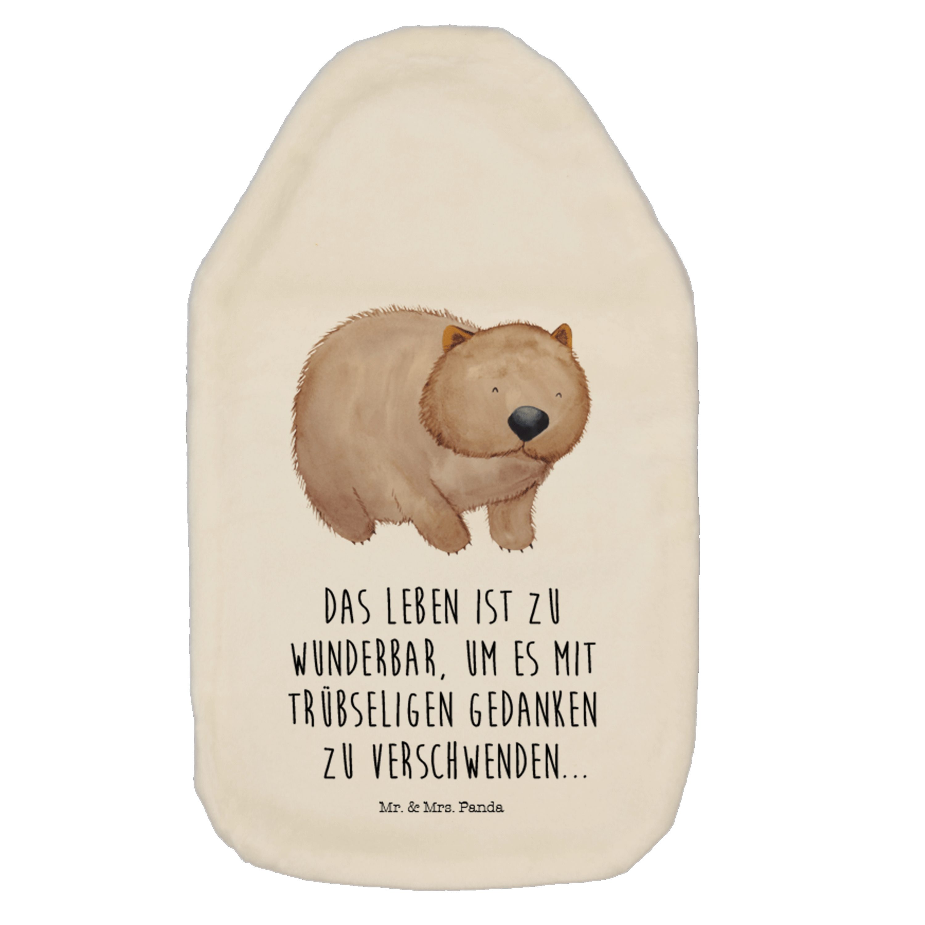 Mr. & Mrs. Panda Wärmflasche »Wombat Weiß Geschenk, Wärmflasche