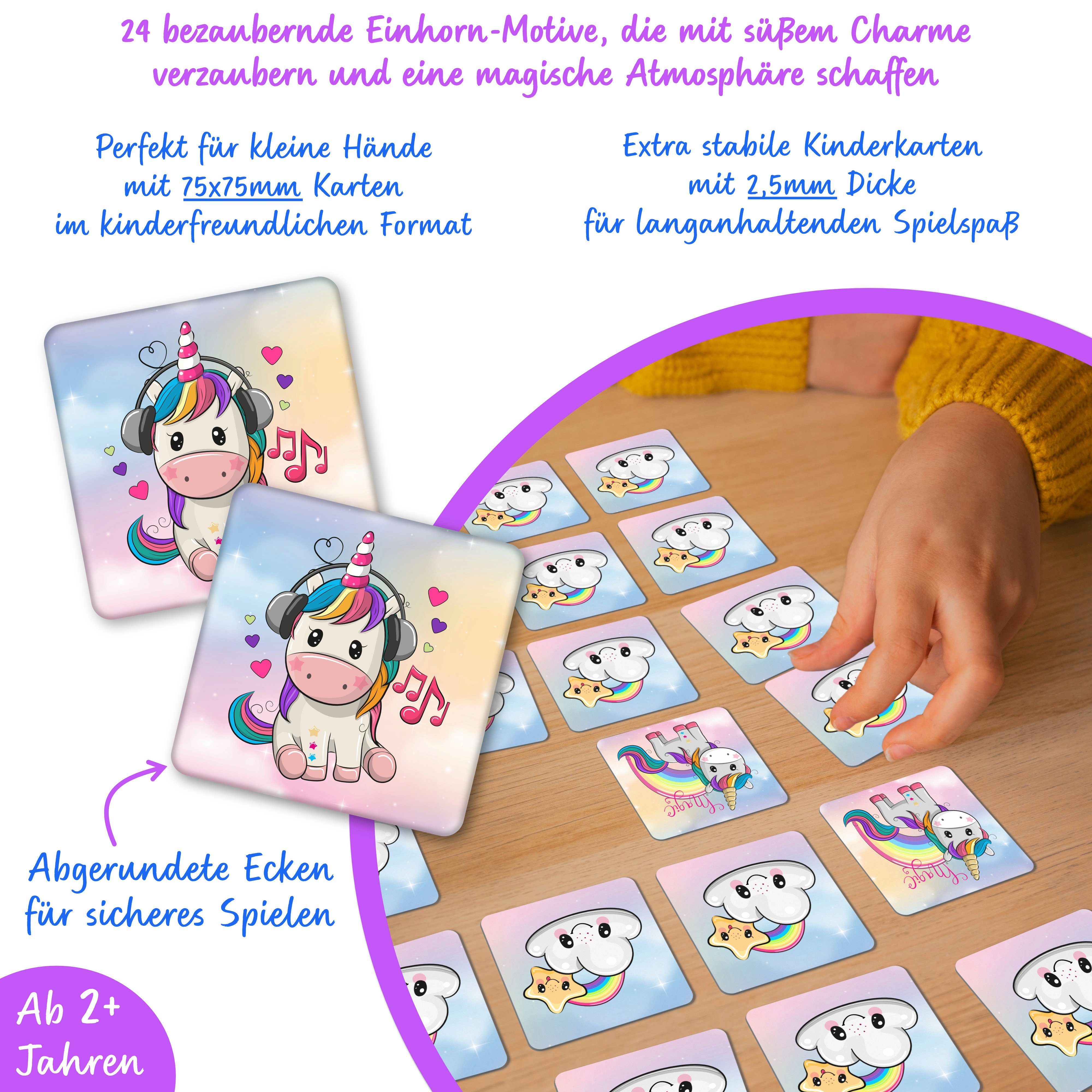PUNALU Lernspielzeug Tierbaby Memorie für Kinder ab 2 Jahren, Memo Spiel, Lernspiel