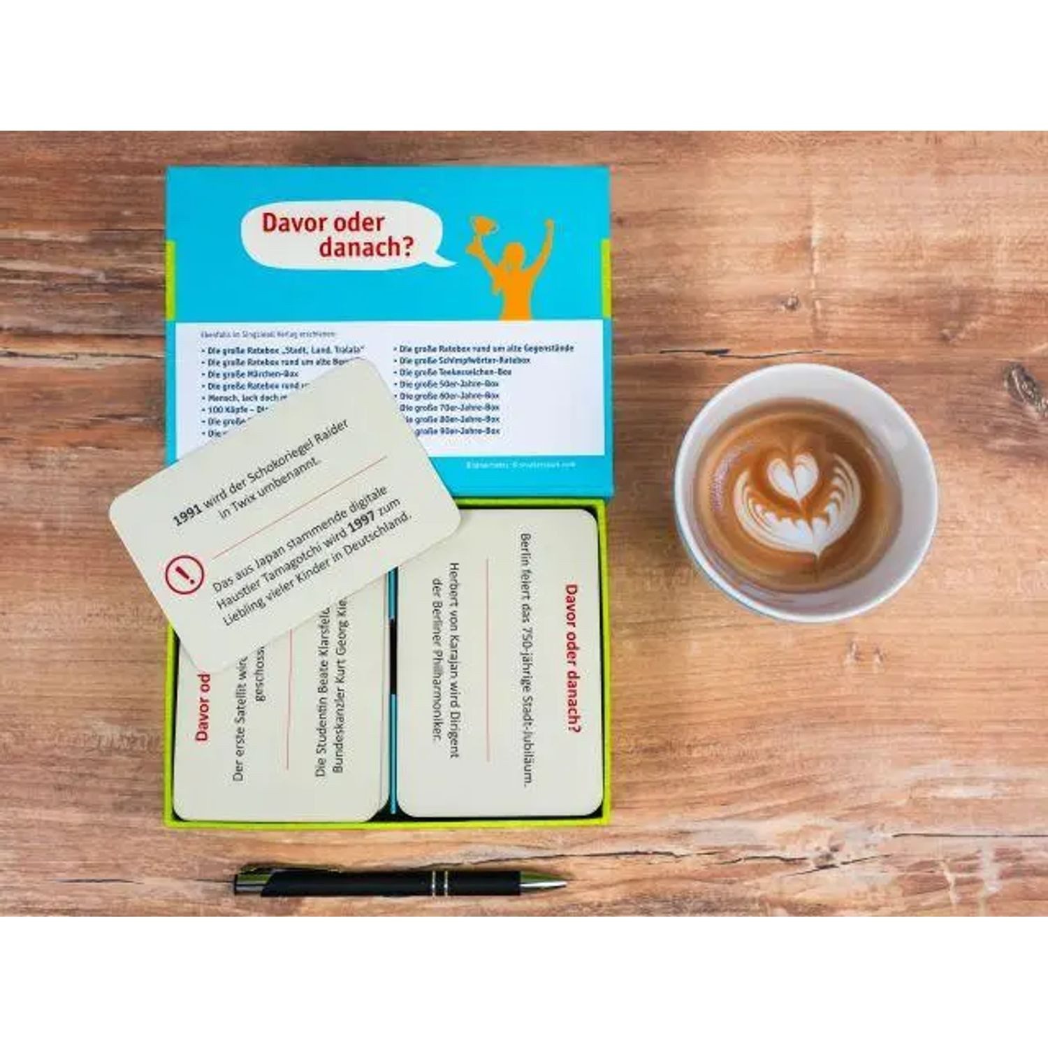 Spiel Davor oder danach? Das Kartenspiel rund um kleine und große...