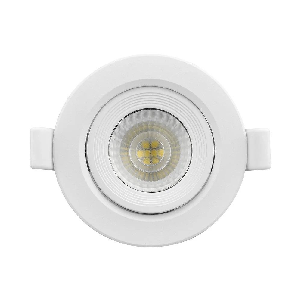 Mundotec LED Einbauleuchte LED Einbauspot Einbaustrahler 5W rund IP40 schwenkbar Ø7,0 cm