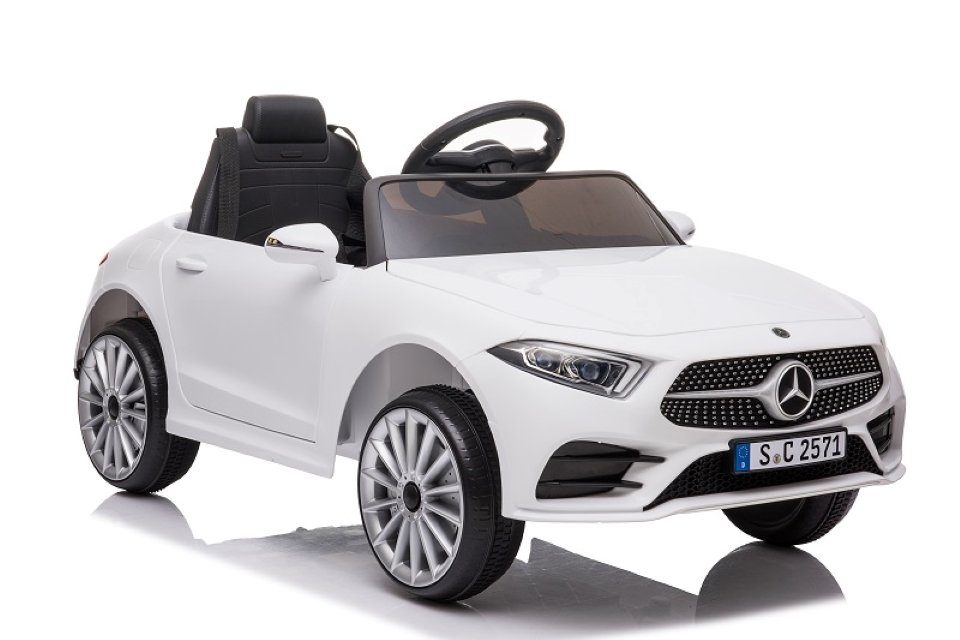 BoGi Elektro-Kinderauto Mercedes-Benz CLS 350 Kinder-Elektroauto – 12V, 2x25W Motoren, Fahrspaß für Kinder mit Stil – Mercedes CLS 350 im modernen Design