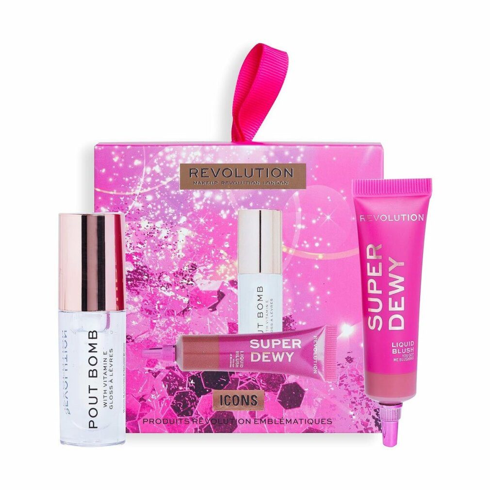 Make-up Set Icons Geschenkset