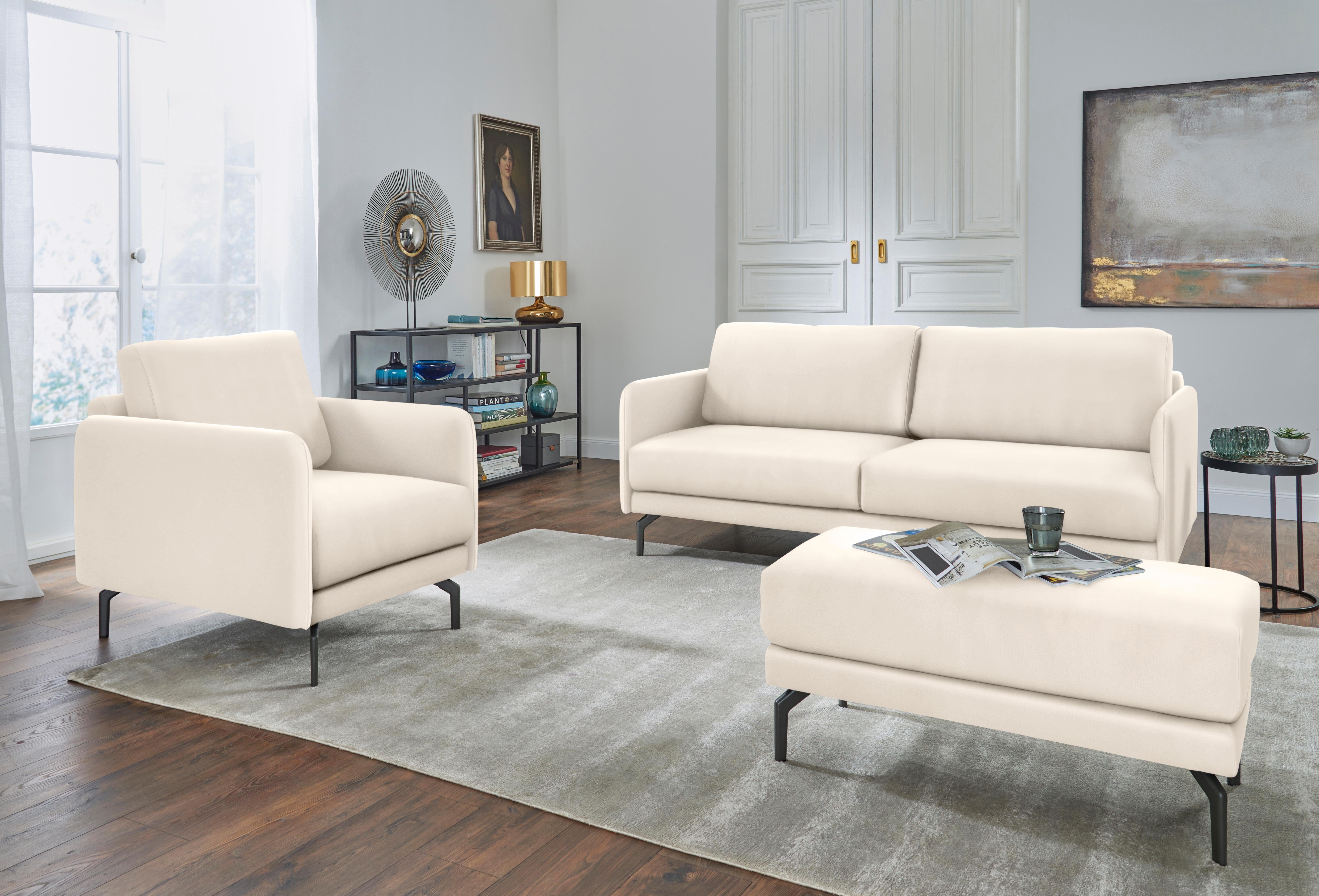 Creation BY ROLF BENZ Hockerbank CR.450, Sitzbank, Alugussfüße in umbragrau