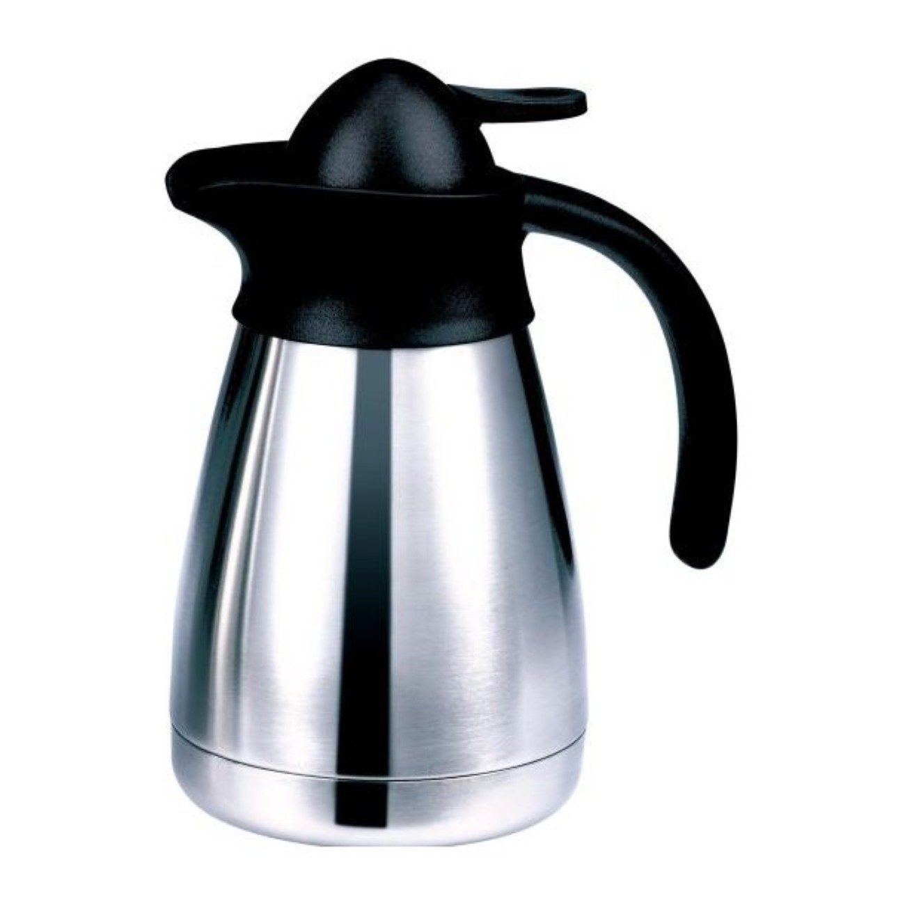 axentia Isolierkanne, 0,5 l, (1-St), Thermokanne aus Edelstahl, doppelwandig, 1,5 L