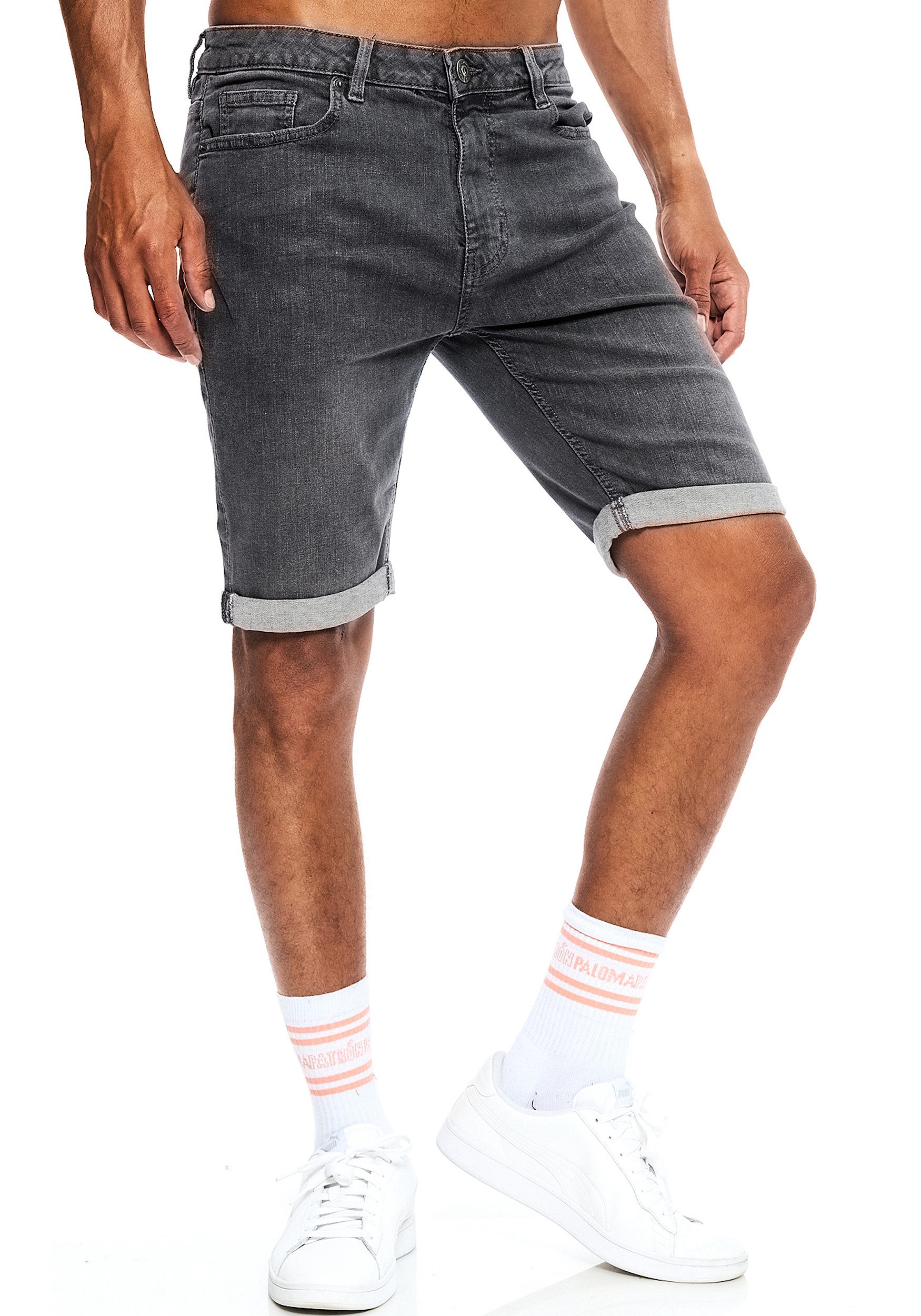 Smith & Solo Jeansshorts Herren, kurze Hosen Männer, Shorts 5-Pocket Style günstig online kaufen