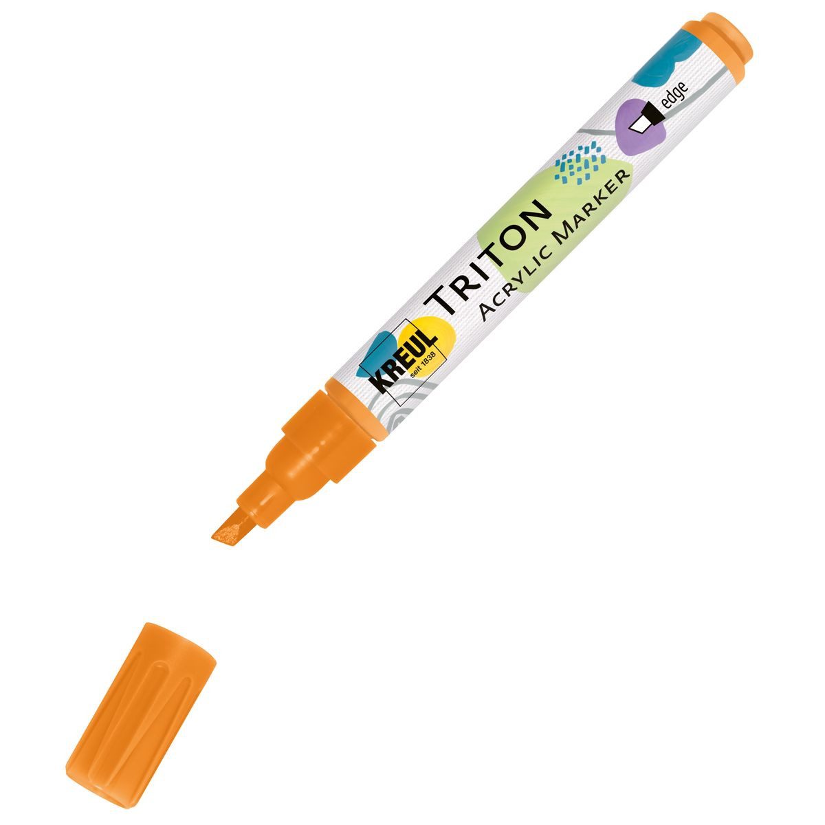 C. KREUL Marker KREUL Acrylmarker TRITON edge orange fluoreszierend