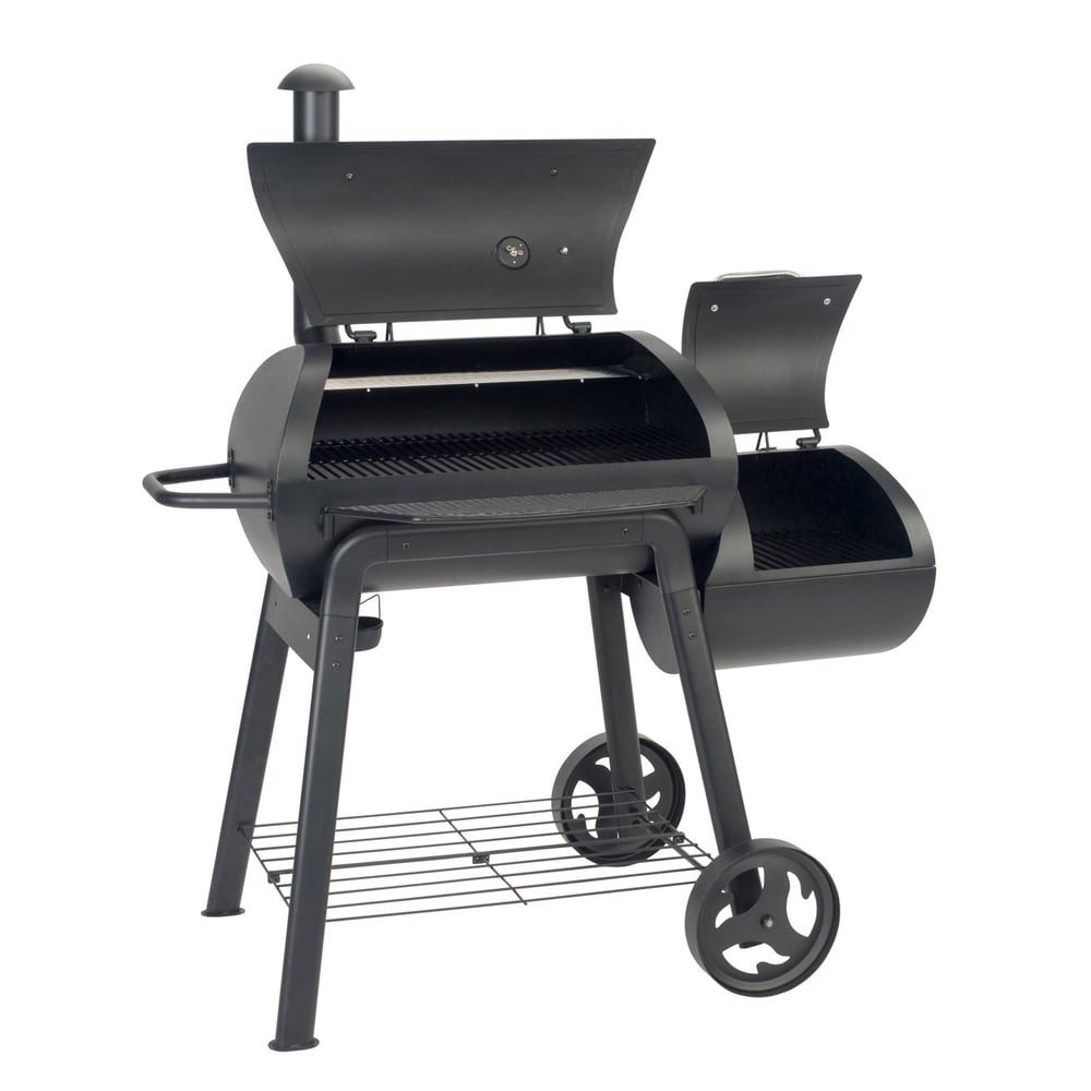 LANDMANN Smoker Vinson 300 Abgerundetes Design für optimale Luftzirkulation, 4-in-1 Funktionen