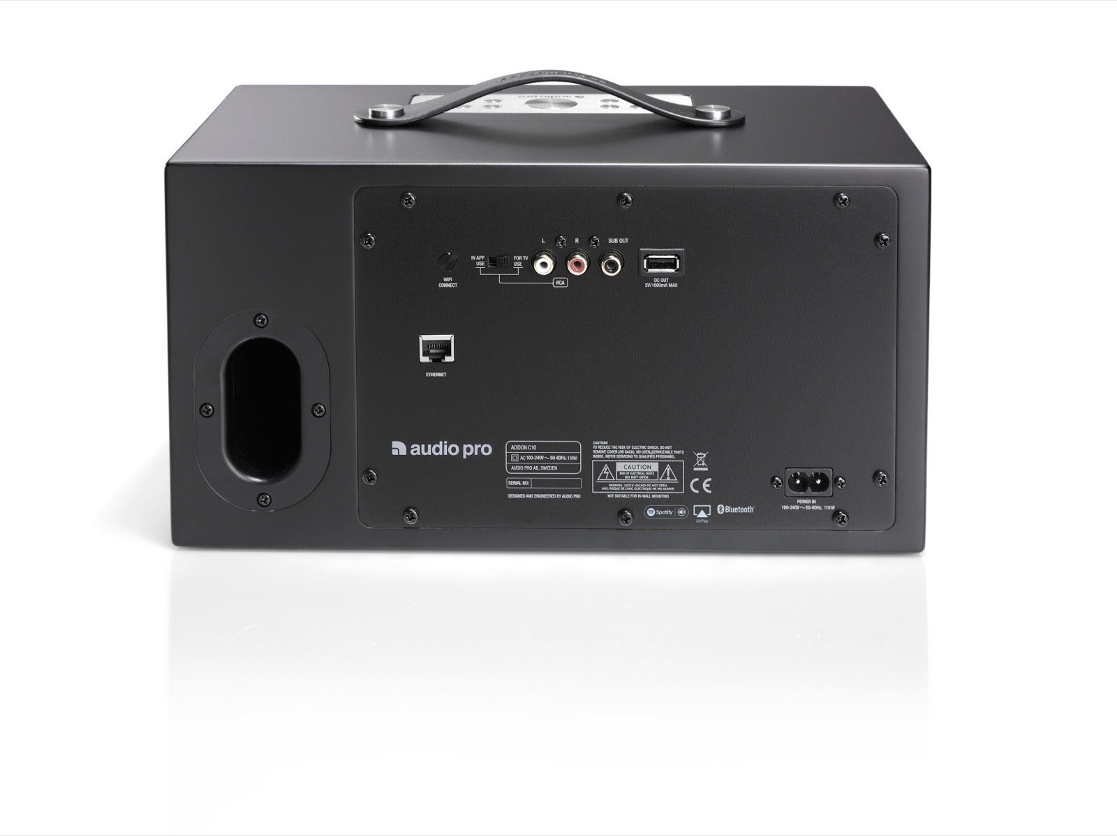 Audio Addon Wireless Multiroom-Lautsprecher Multiroom-Lautsprecher Schwarz C10 Pro