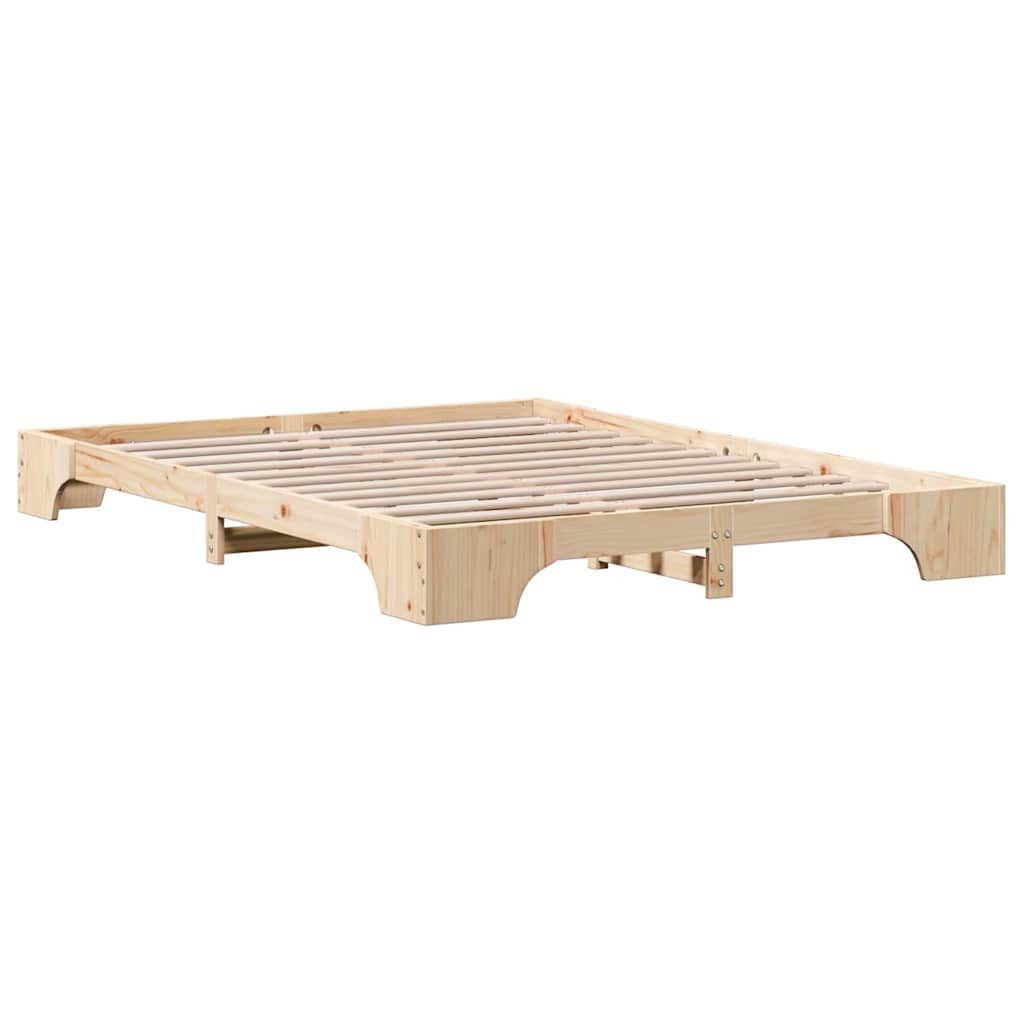 vidaXL Bett Bettgestell Massives Kiefernholz 160 günstig online kaufen