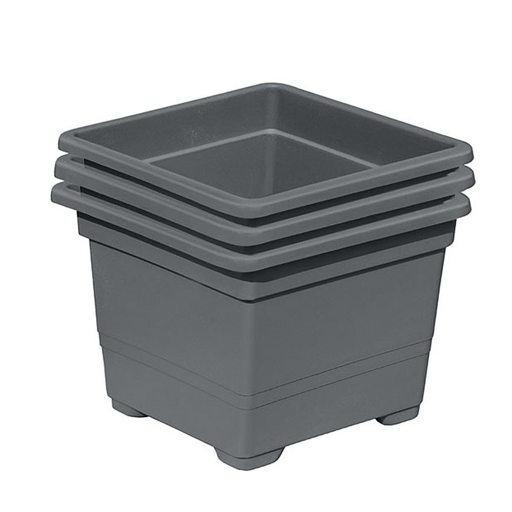 Gartenpirat Pflanzkübel 3er Set Pflanzkasteneinsatz 32x32x26 cm Pflanzkübel günstig online kaufen