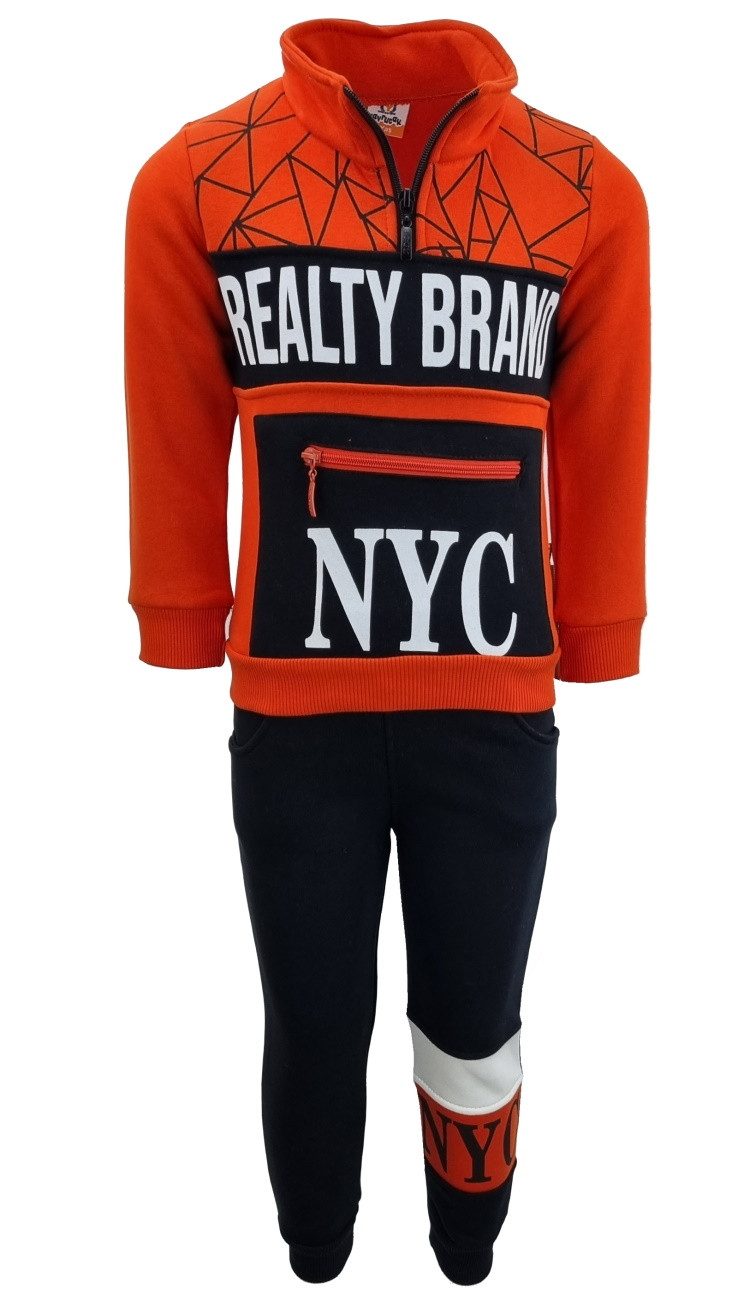 Coole Jungen Freizeitanzüge - Gefütterter Kapuzenanzug Für Jungs In 7 Größen