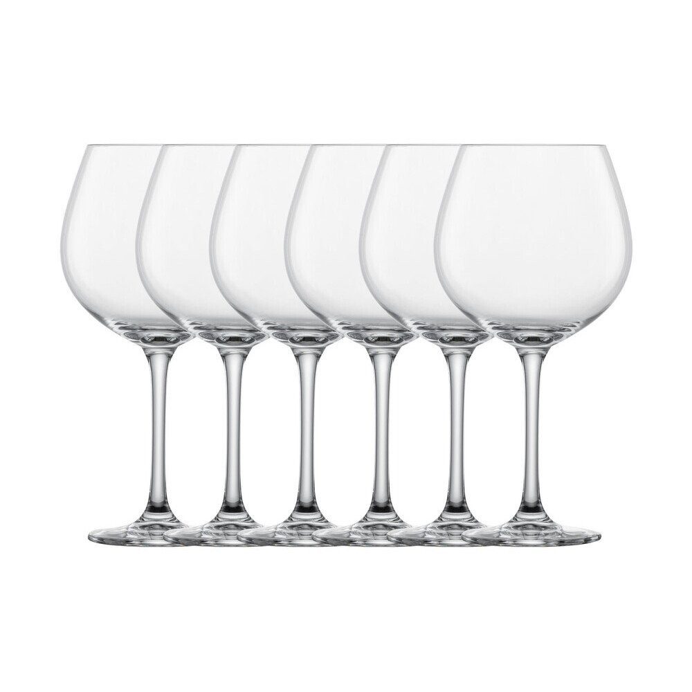 SCHOTT ZWIESEL Rotweinglas Rotweinpokal Burgunder 6er-Set Classico klar, 6-tlg., Tritan-Kristallglas, Rotweinpokal Burgunder, 6-tlg., Ø11,6cm, Tritan-Kristallglas, klar