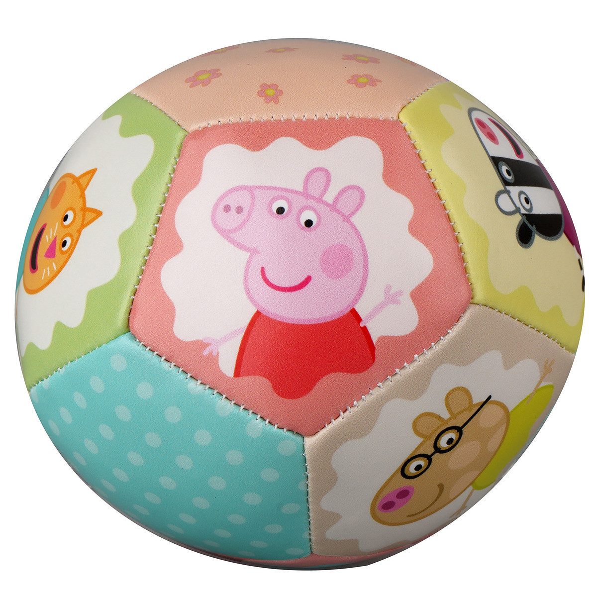 Peppa Pig Spielball Softball Unisex Kinder, Spielball, Motorikball, Knautschball, Ball, Ballspiel