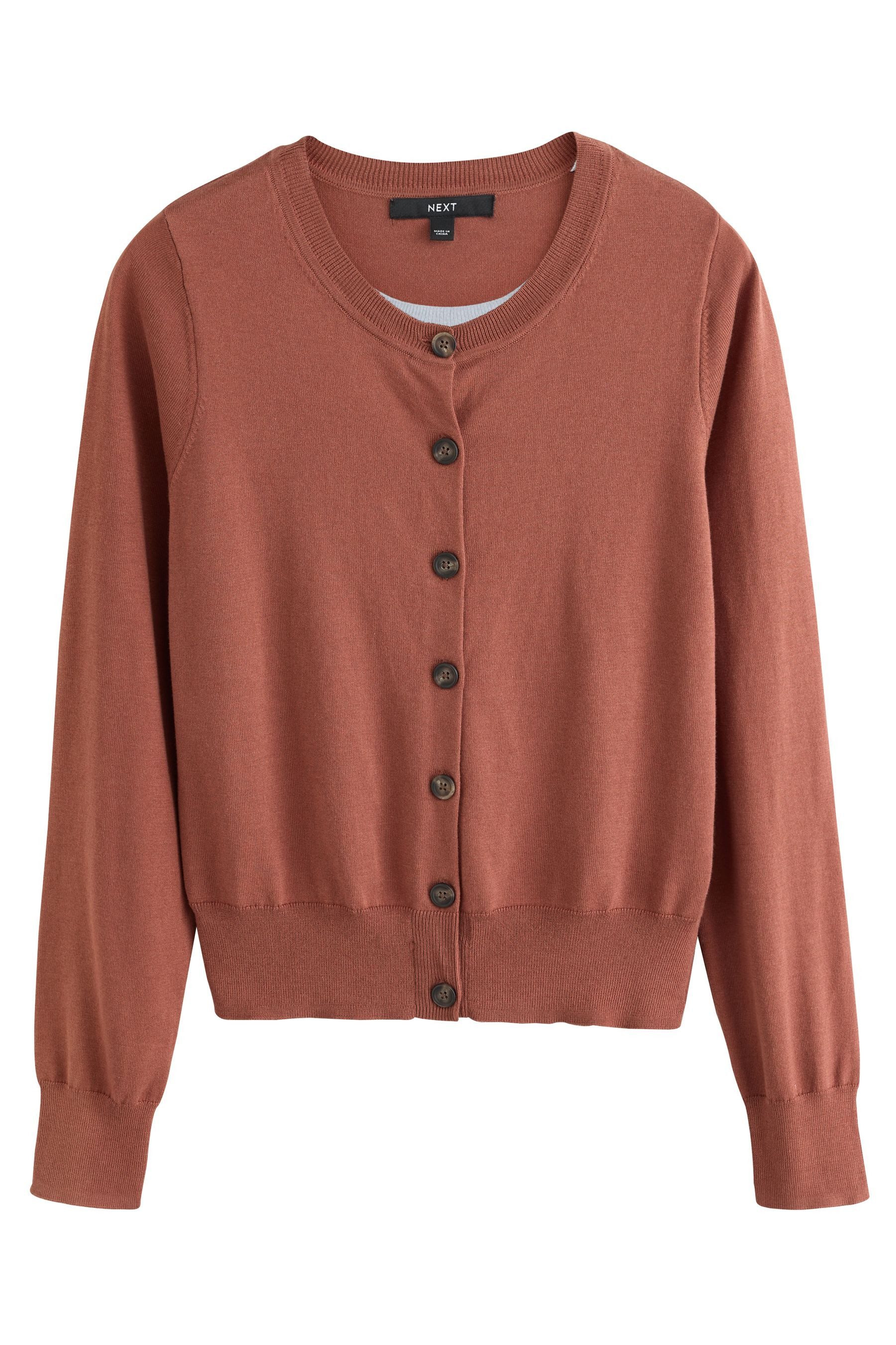 Next Strickjacke Weiche, verschlusslose Strickjacke im Lagenlook (1-tlg)