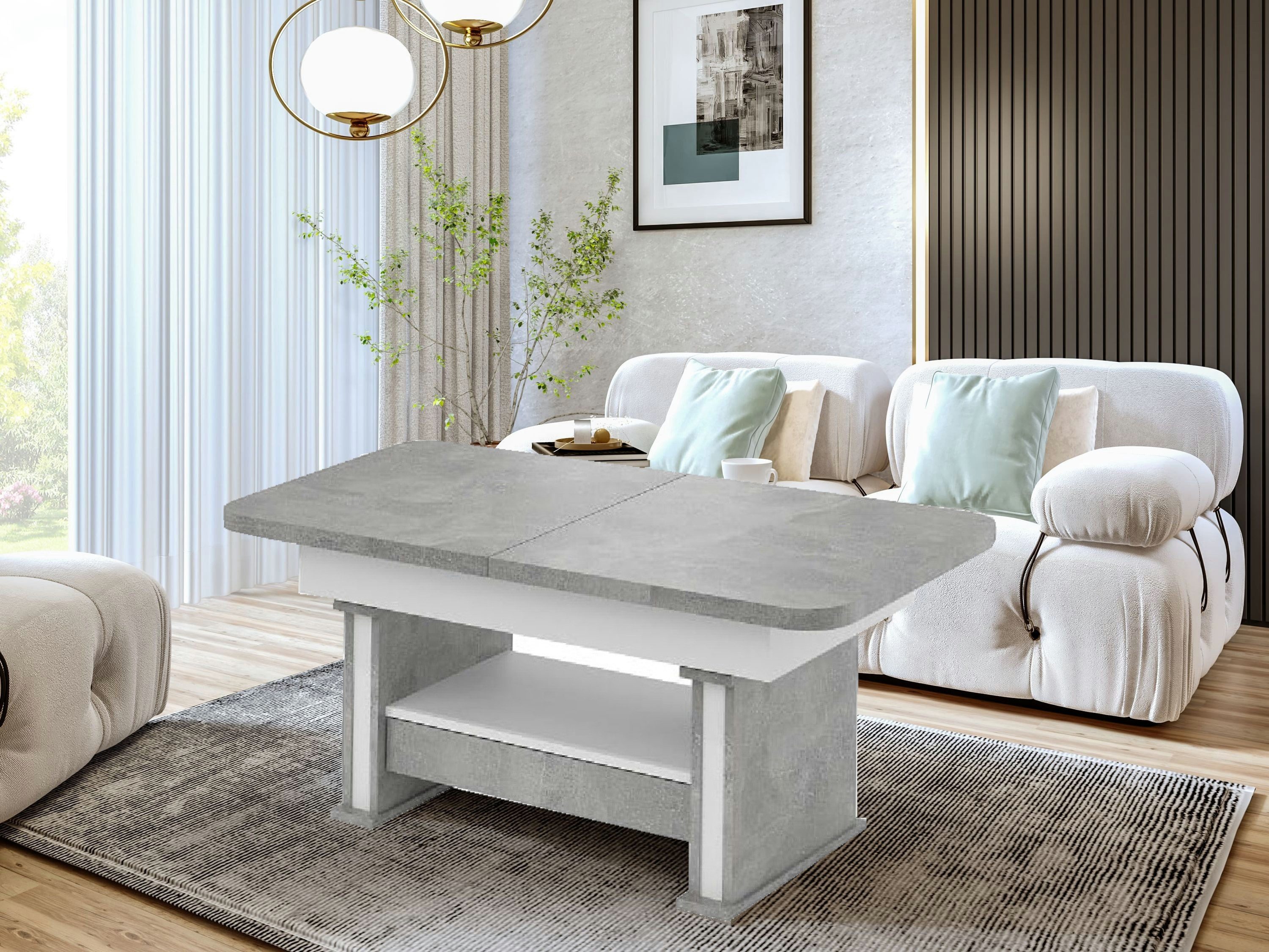 designimpex Couchtisch Design Couchtisch DA-555 Schublade günstig online kaufen