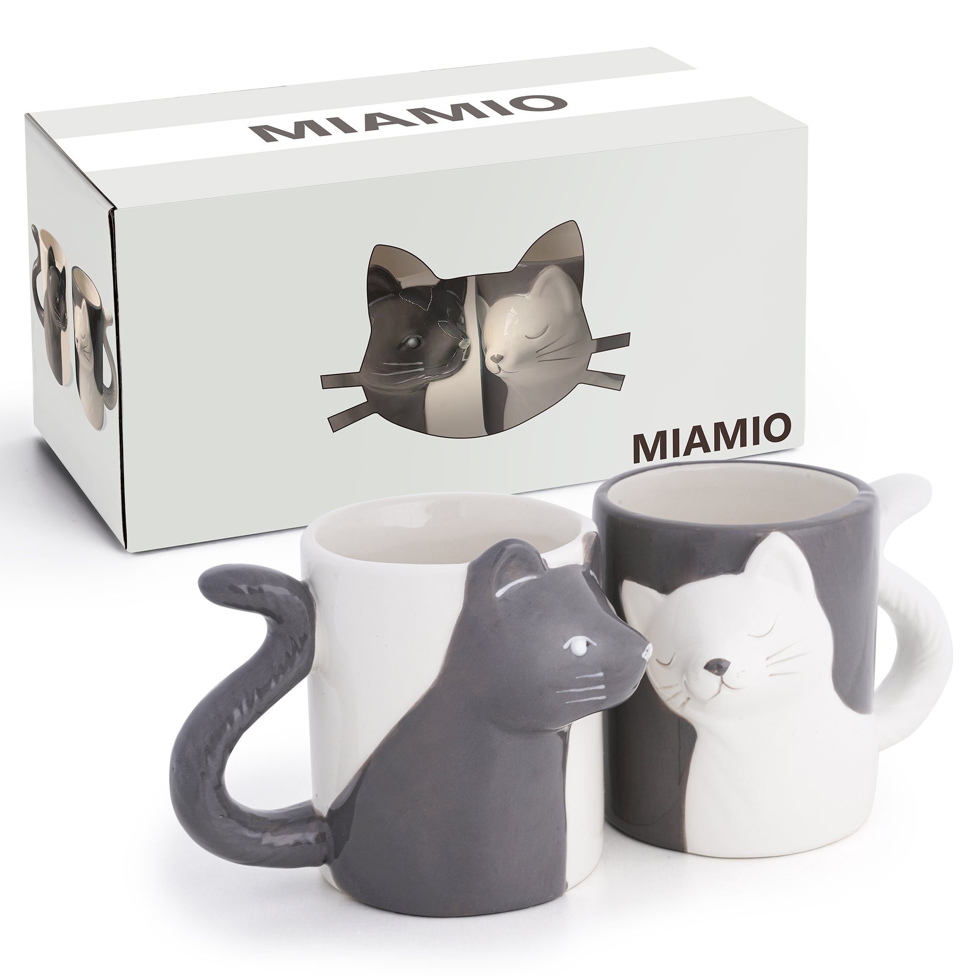 MiaMio Kaffeeservice Cat Mugs Set of 2