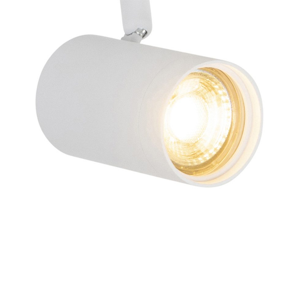 Qazqa Schienensystem-Sets Iconic jeana, 100 cm, (1-tlg), GU10, Weiß, Modern günstig online kaufen