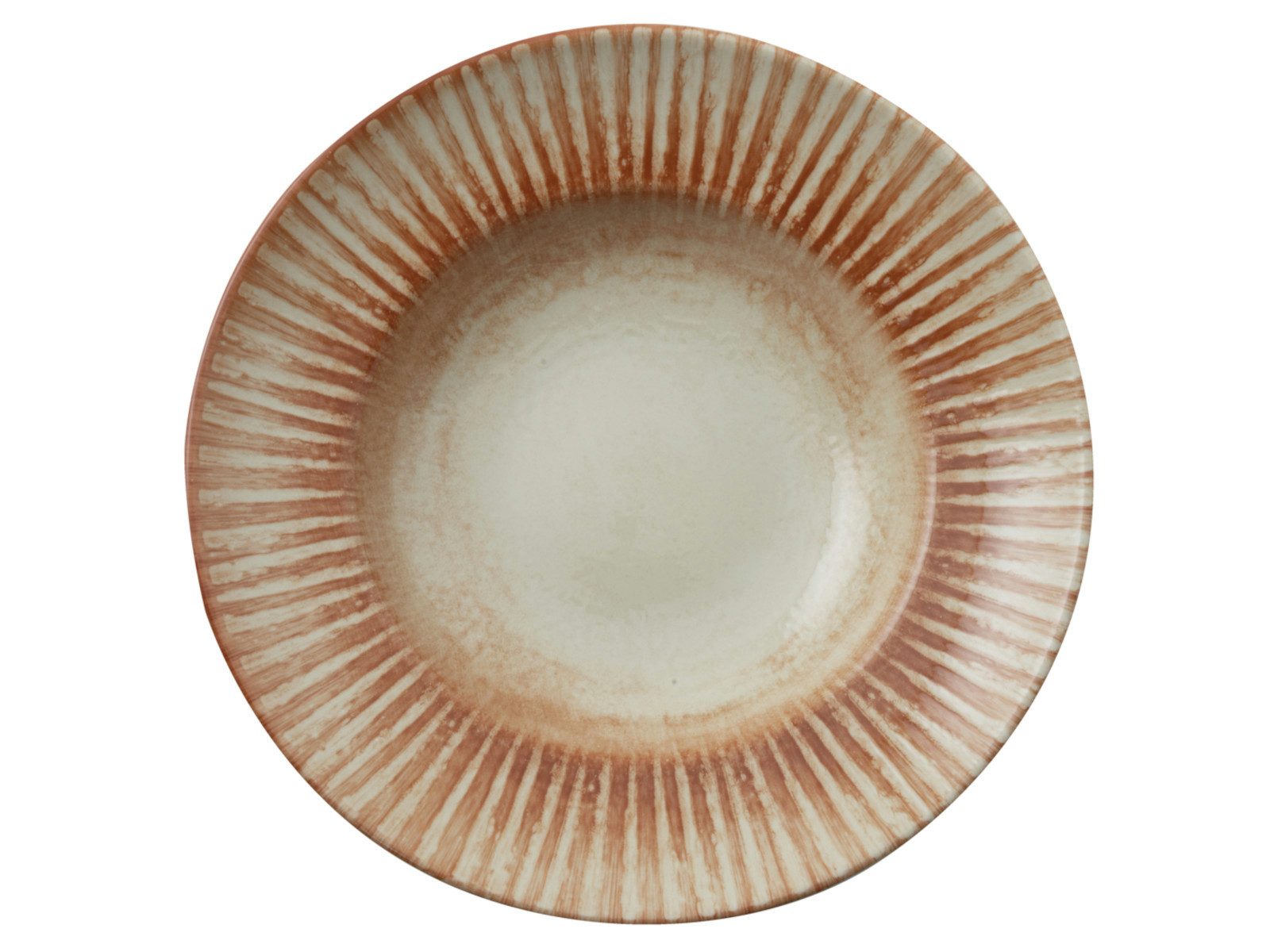 Rosenthal Pastateller Arthur Krupp Stoneware Sunlight Red Pastateller 27cm