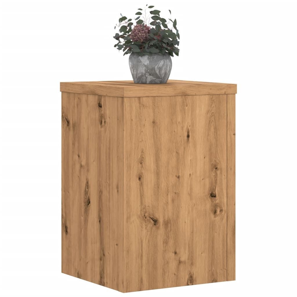 vidaXL Blumenständer Pflanzenständer 2 Stk. Artisan-Eiche günstig online kaufen