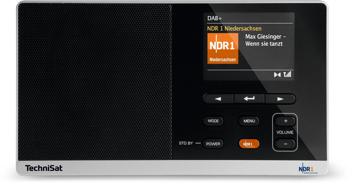 TechniSat DIGITRADIO 215 NDR 1 Dabbi Edition Digitalradio (DAB) (1 W, NDR 1-Direktwahltaste, Farbdisplay, mobiler Batteriebetrieb)