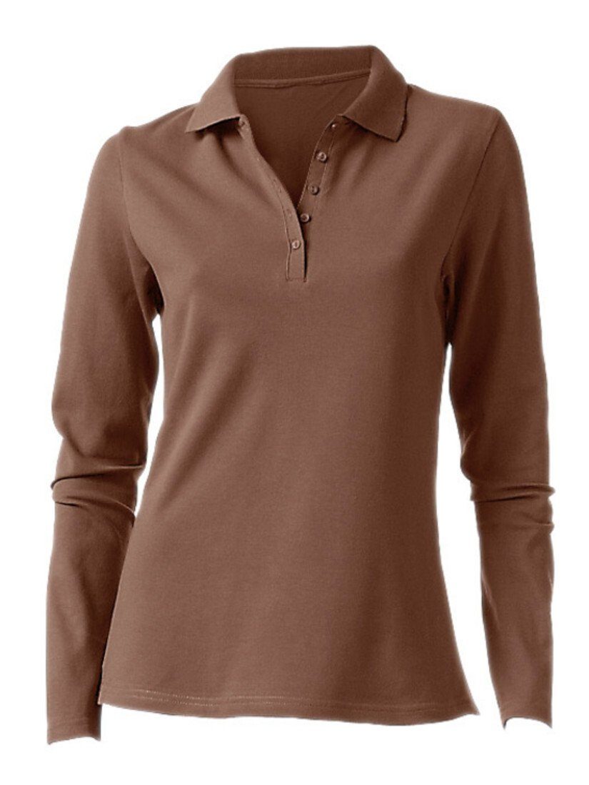 heine T-Shirt Poloshirt Langarm