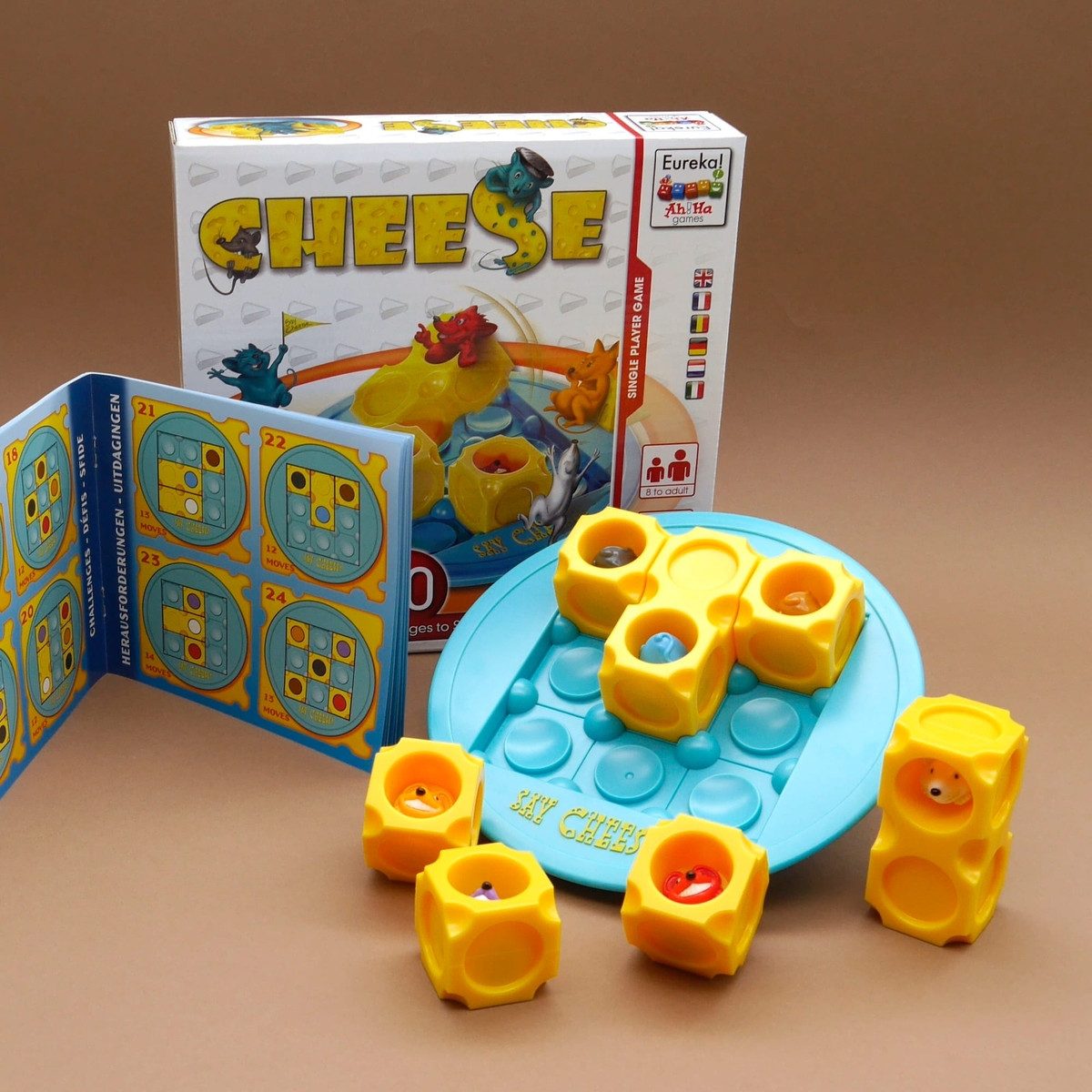 Bartl Spiel CHEESE - verrücktes Käsepuzzle, Knobelspiel, Denkspiel