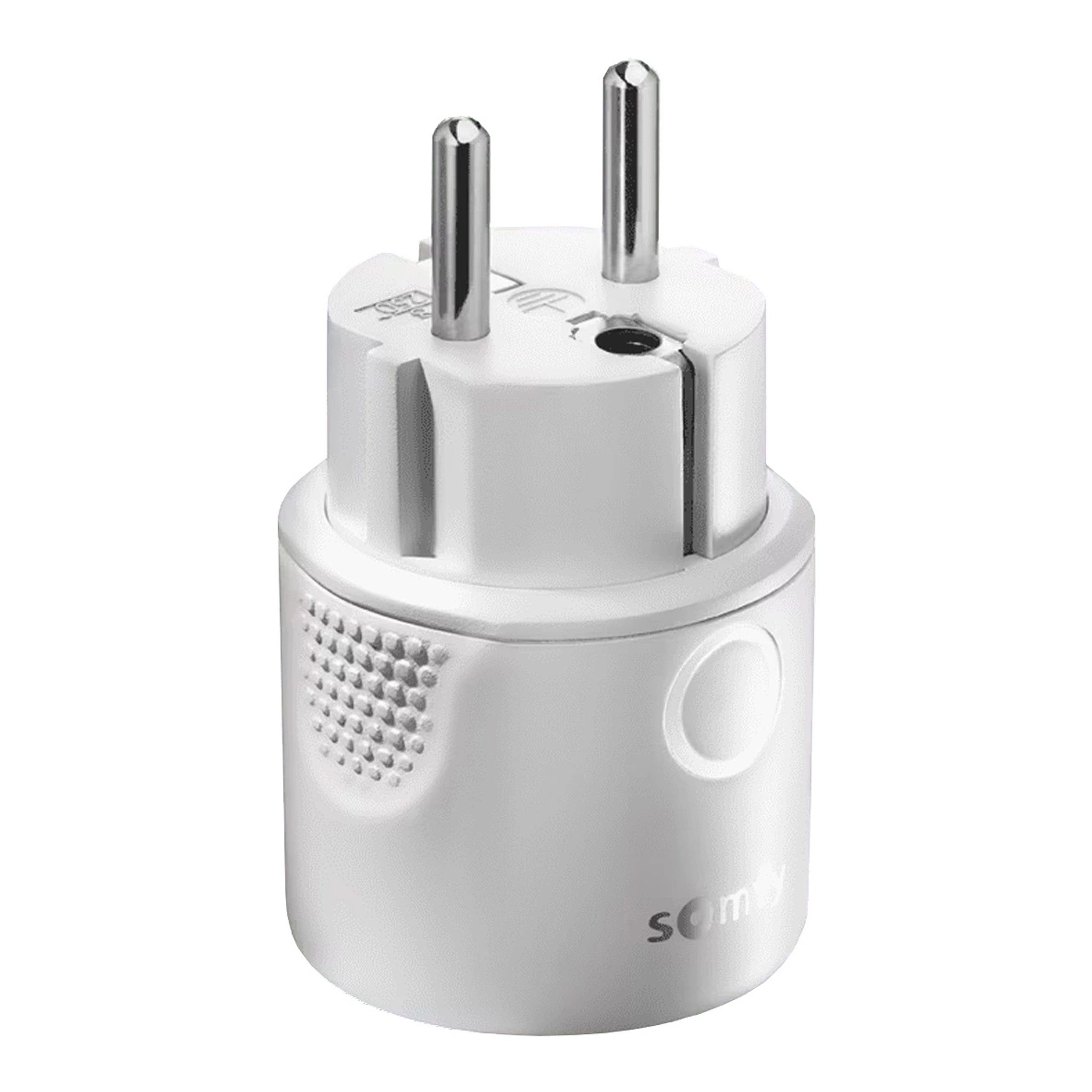 Somfy Somfy 1822617 Plug io 1800W Innensteckdose Typ E Smarte Zweifach-Steckdosenleiste