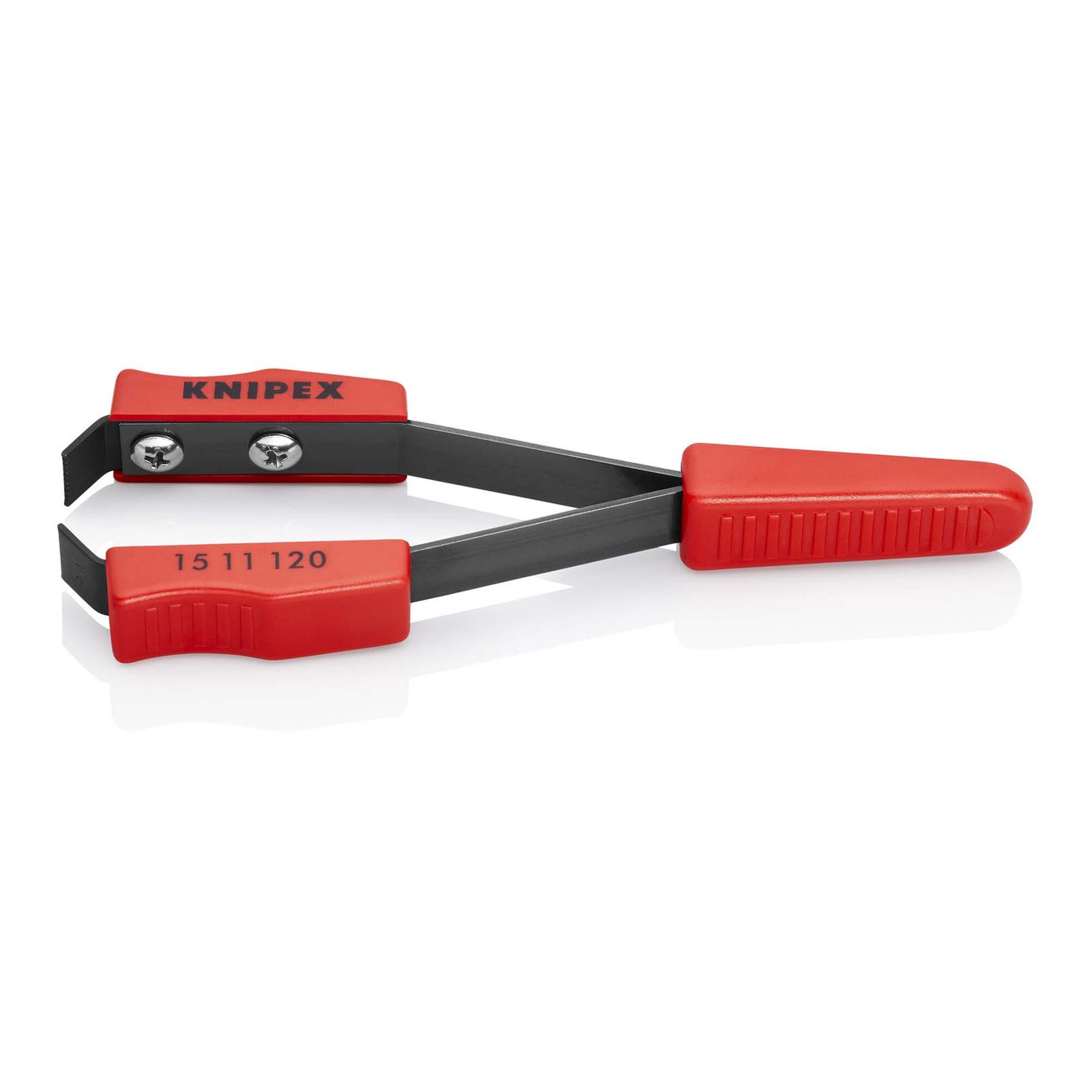 Knipex Pinzette KNIPEX 15 11 120 Lackabzieh-Pinzette mit Kunststoff-Hüllen 120 mm