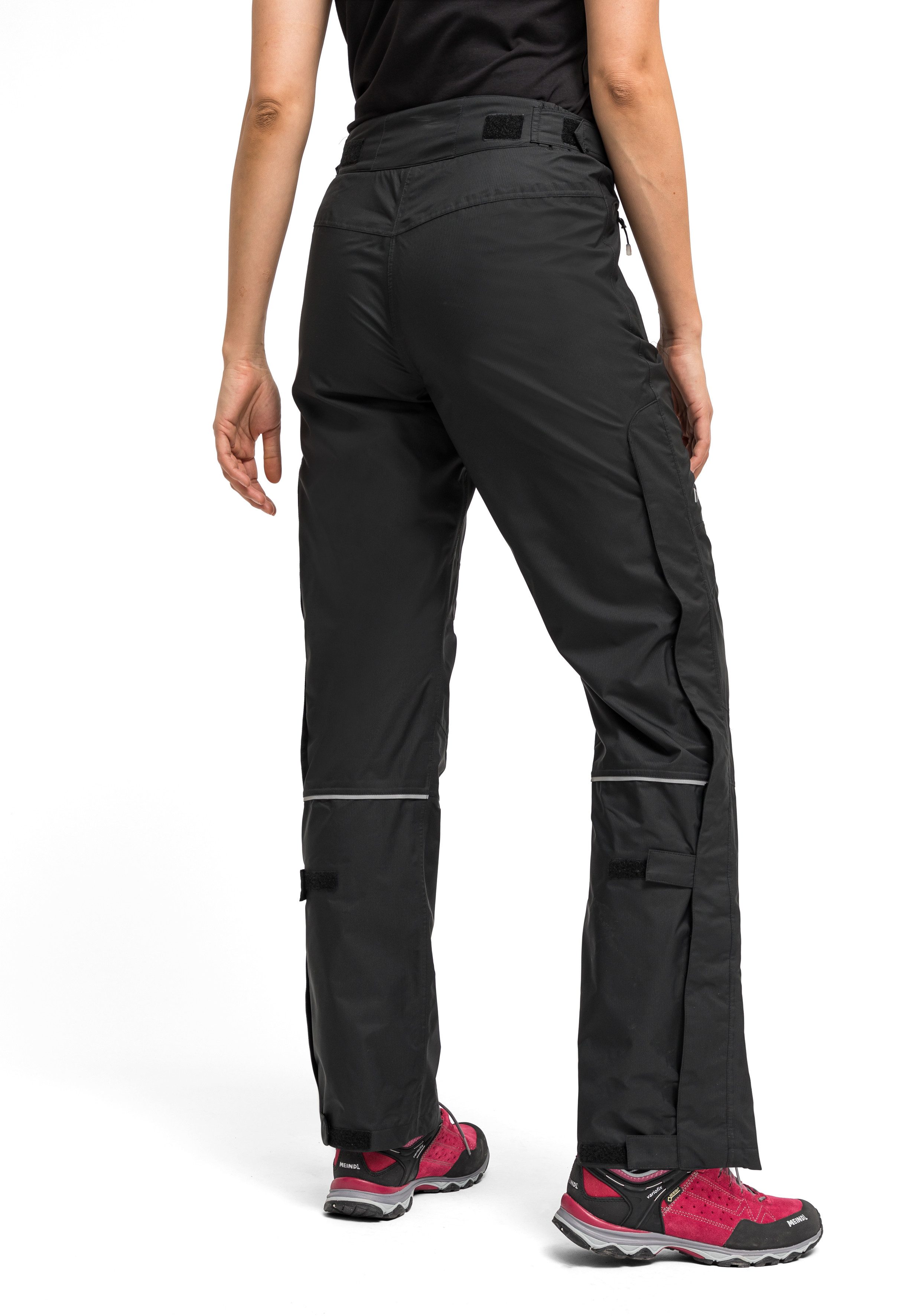 Maier Sports Regenhose Raindrop L Damen Outdoorhose, wasserdicht winddicht, auch als Überhose nutzbar