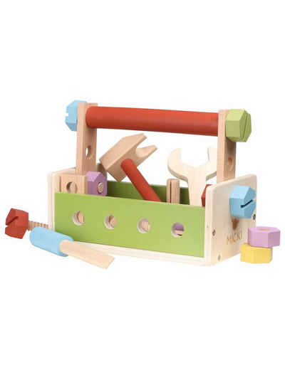 Micki Spielwerkzeugkoffer Werkzeugkasten, (Werkzeugkasten)