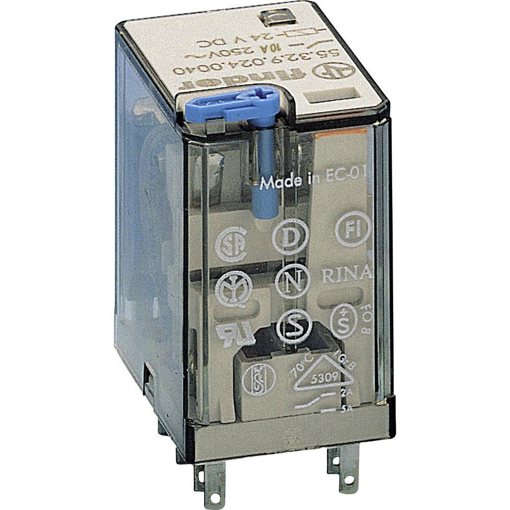 Zeitrelais Finder 55.32.9.125.0040 Steckrelais 125 V/DC 10 A 2 Wechsler 1 St.